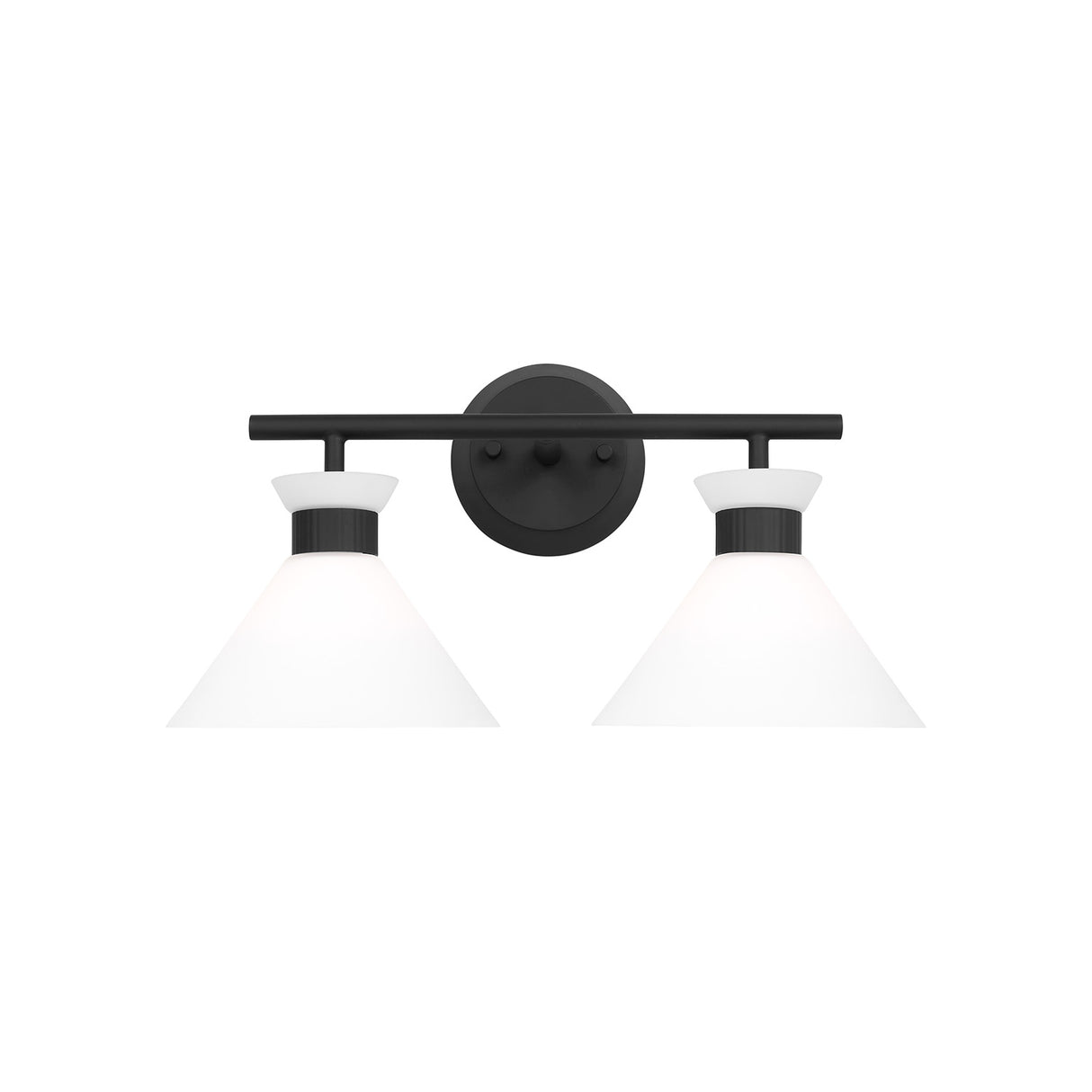 Issa 2 Light Vanity, Matte Black