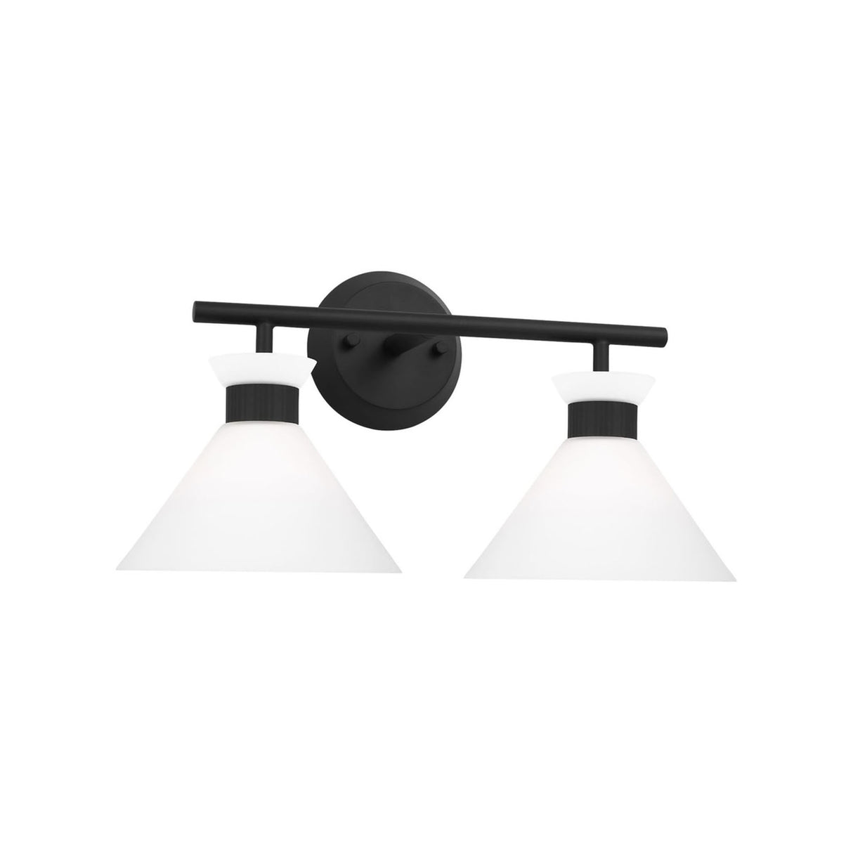 Issa 2 Light Vanity, Matte Black