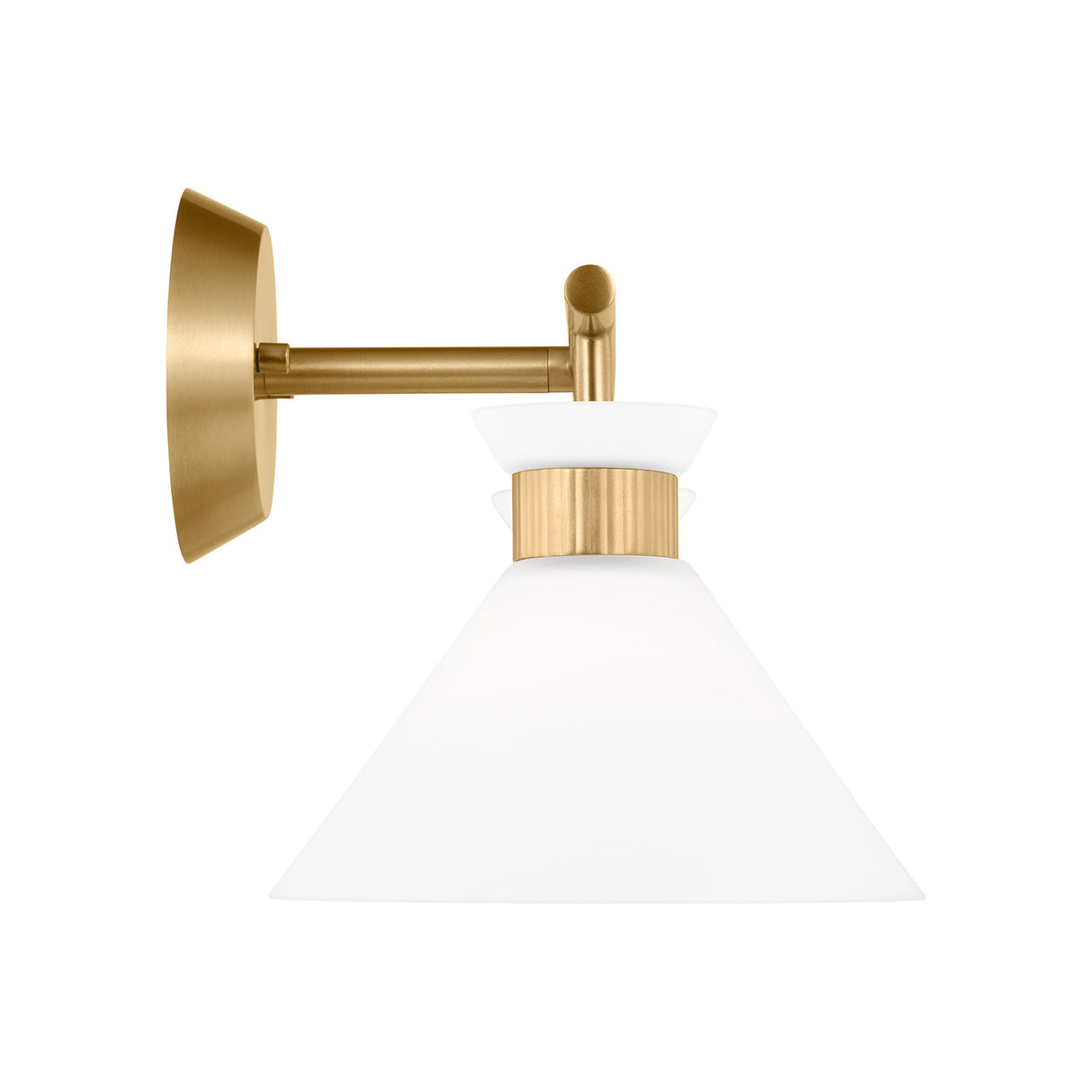 Issa 2 Light Vanity, Satin Brass