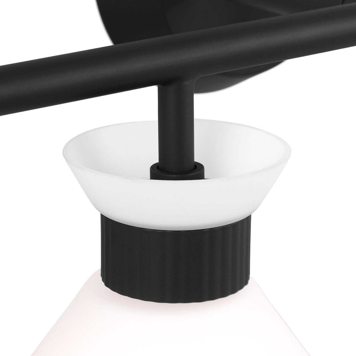 Issa 4 Light Vanity, Matte Black