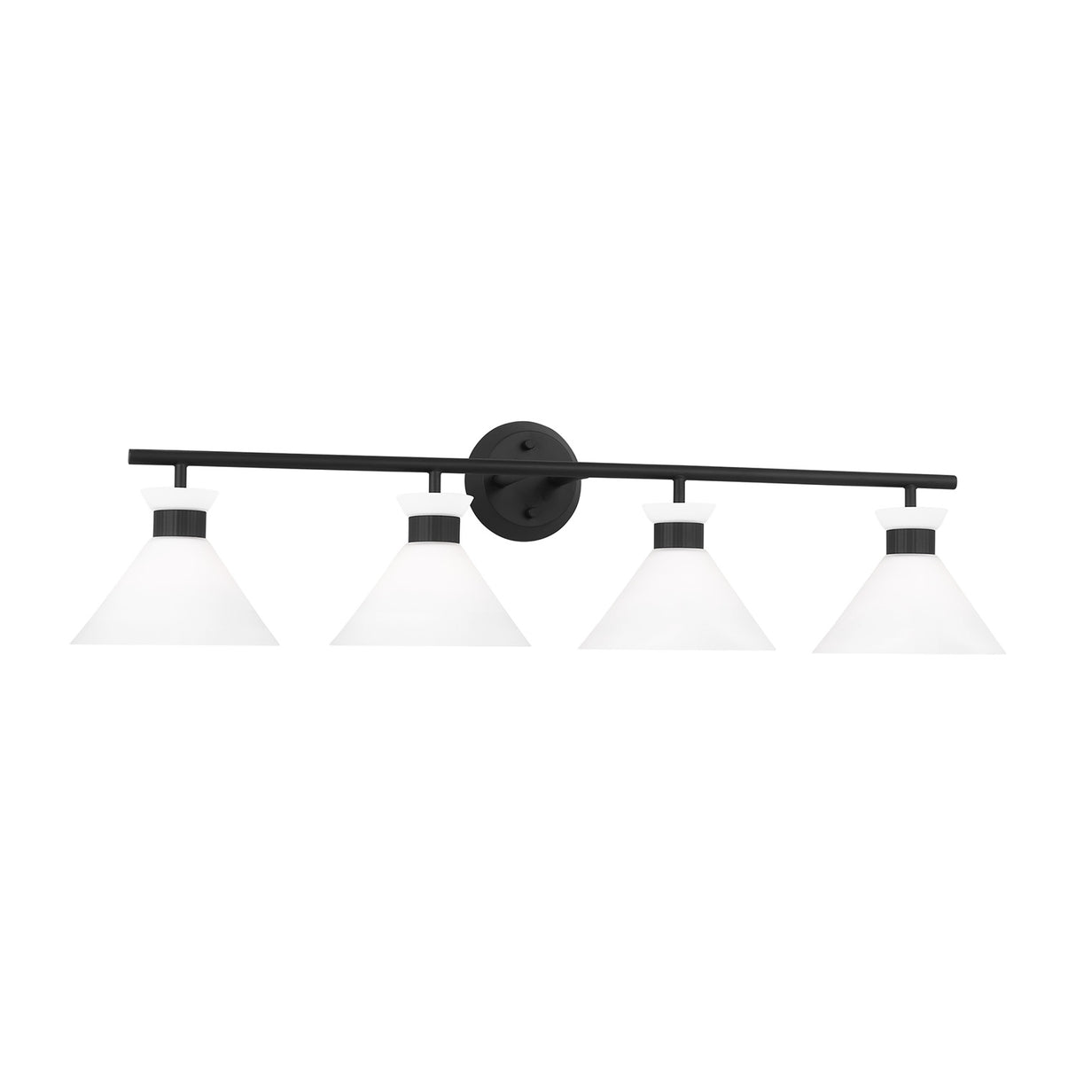 Issa 4 Light Vanity, Matte Black
