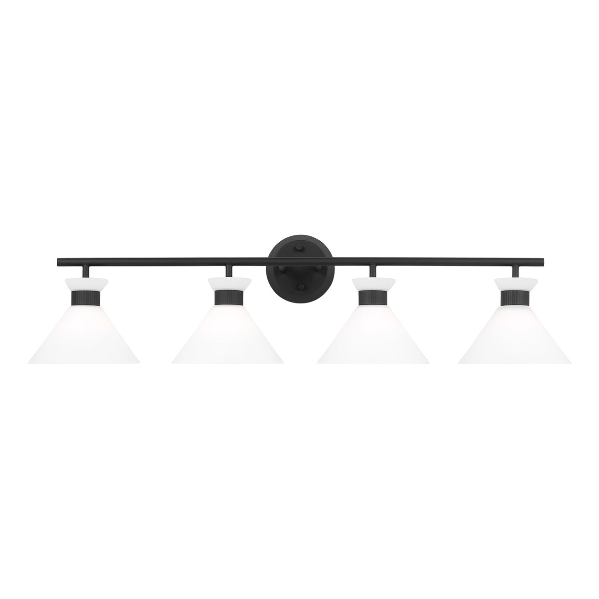 Issa 4 Light Vanity, Matte Black