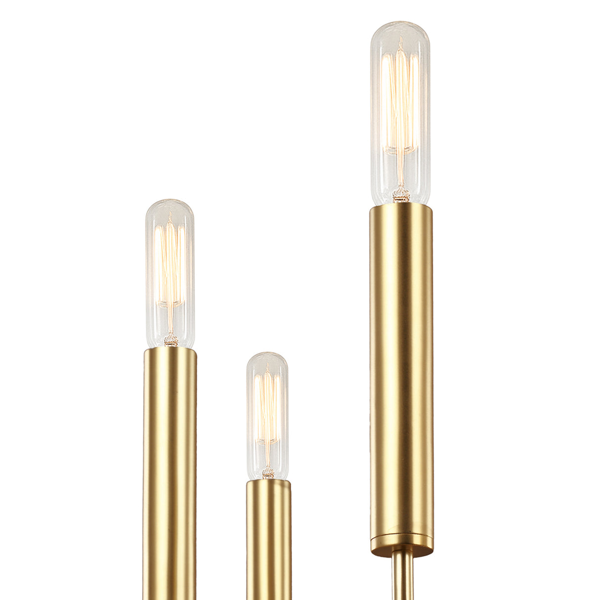 Thayer 9 Light Chandelier 30", Modern Brass