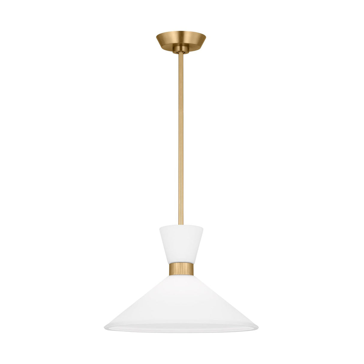 Issa Pendant 15", Satin Brass