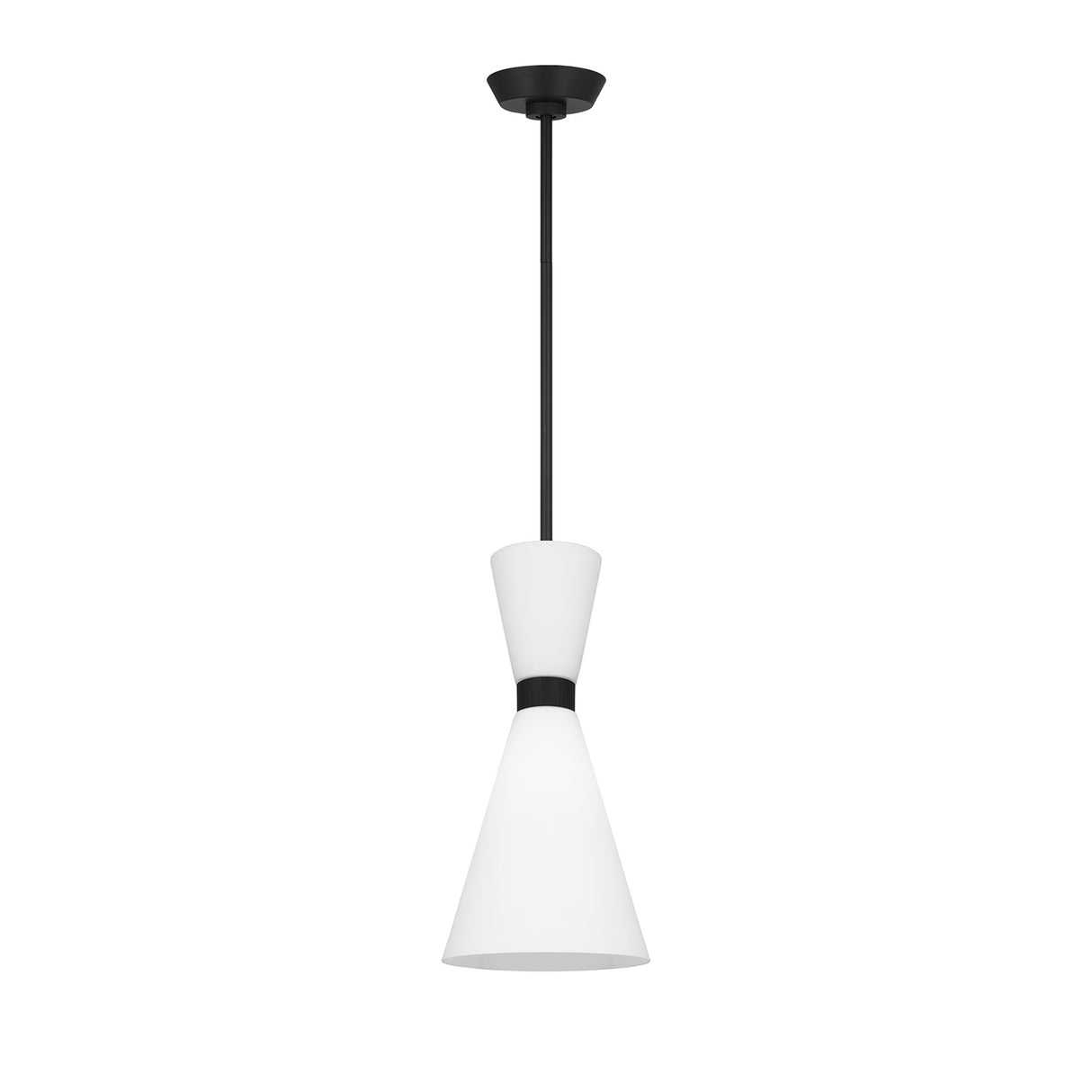 Issa Pendant 8", Matte Black