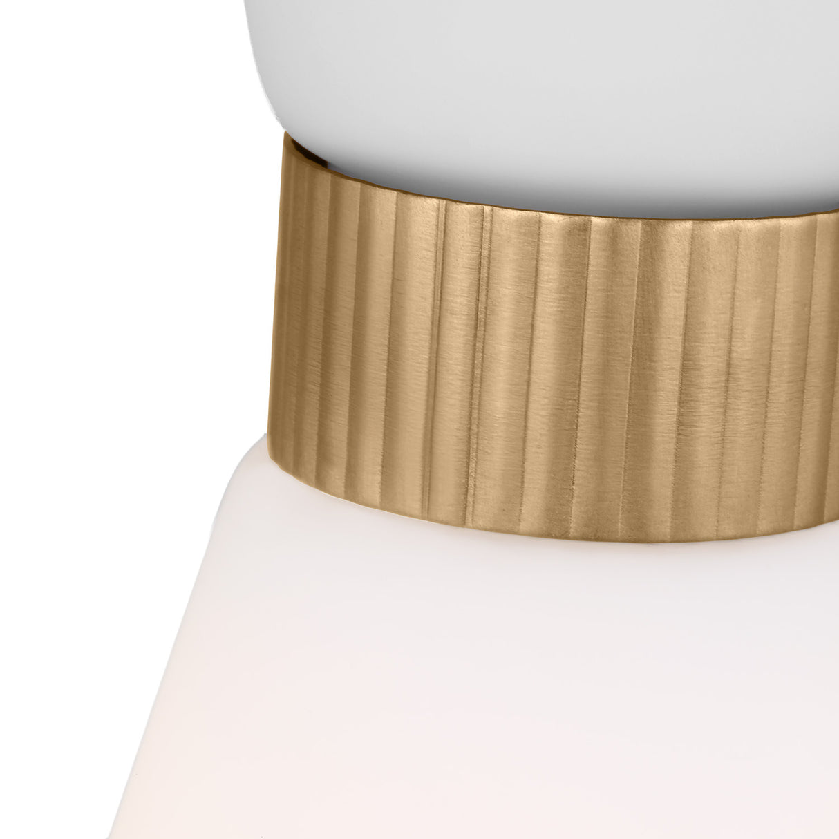 Issa Pendant 8", Satin Brass