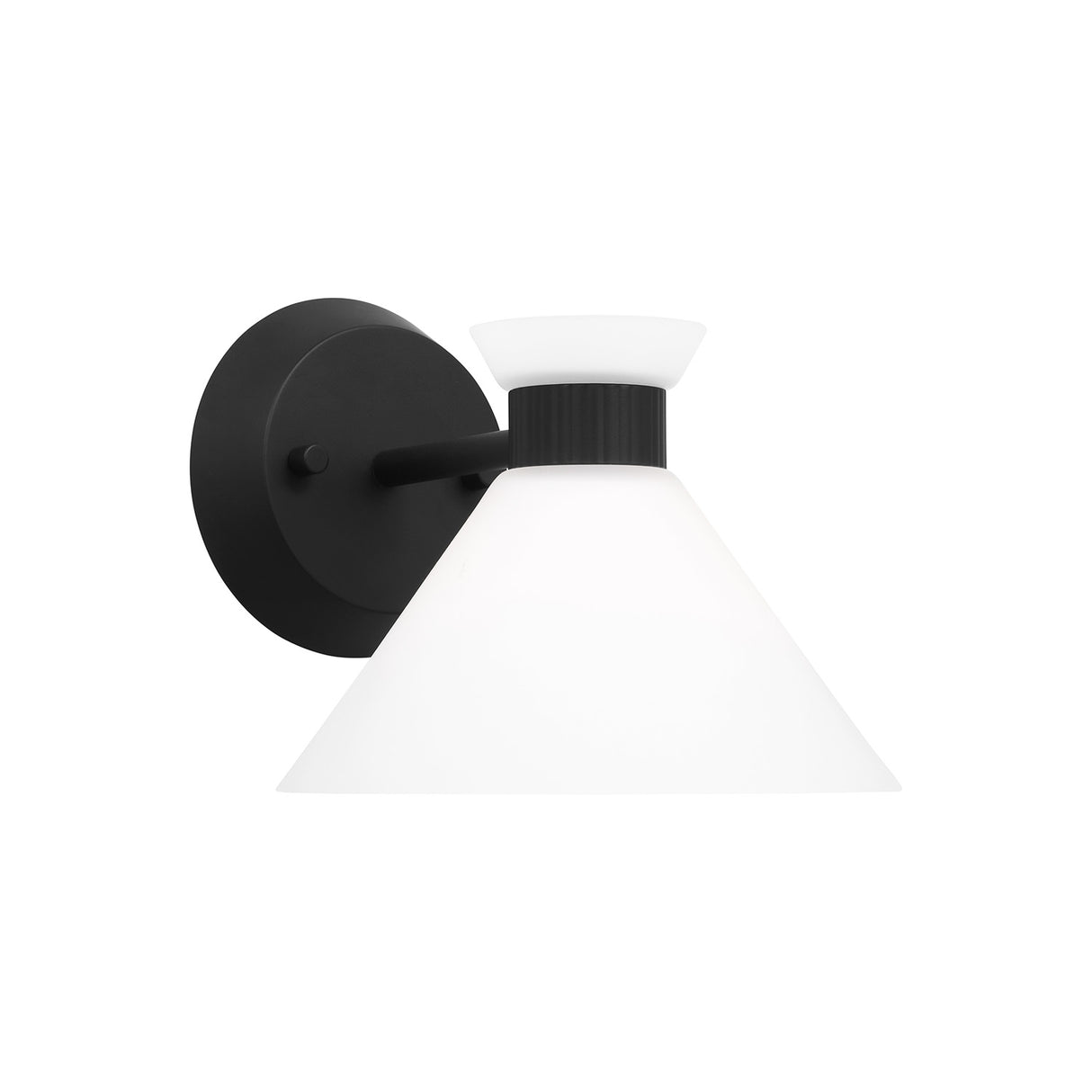 Issa Wall Sconce 7", Matte Black
