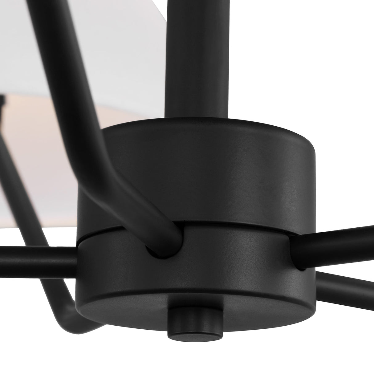 Wallace 5 Light Chandelier 30", Matte Black