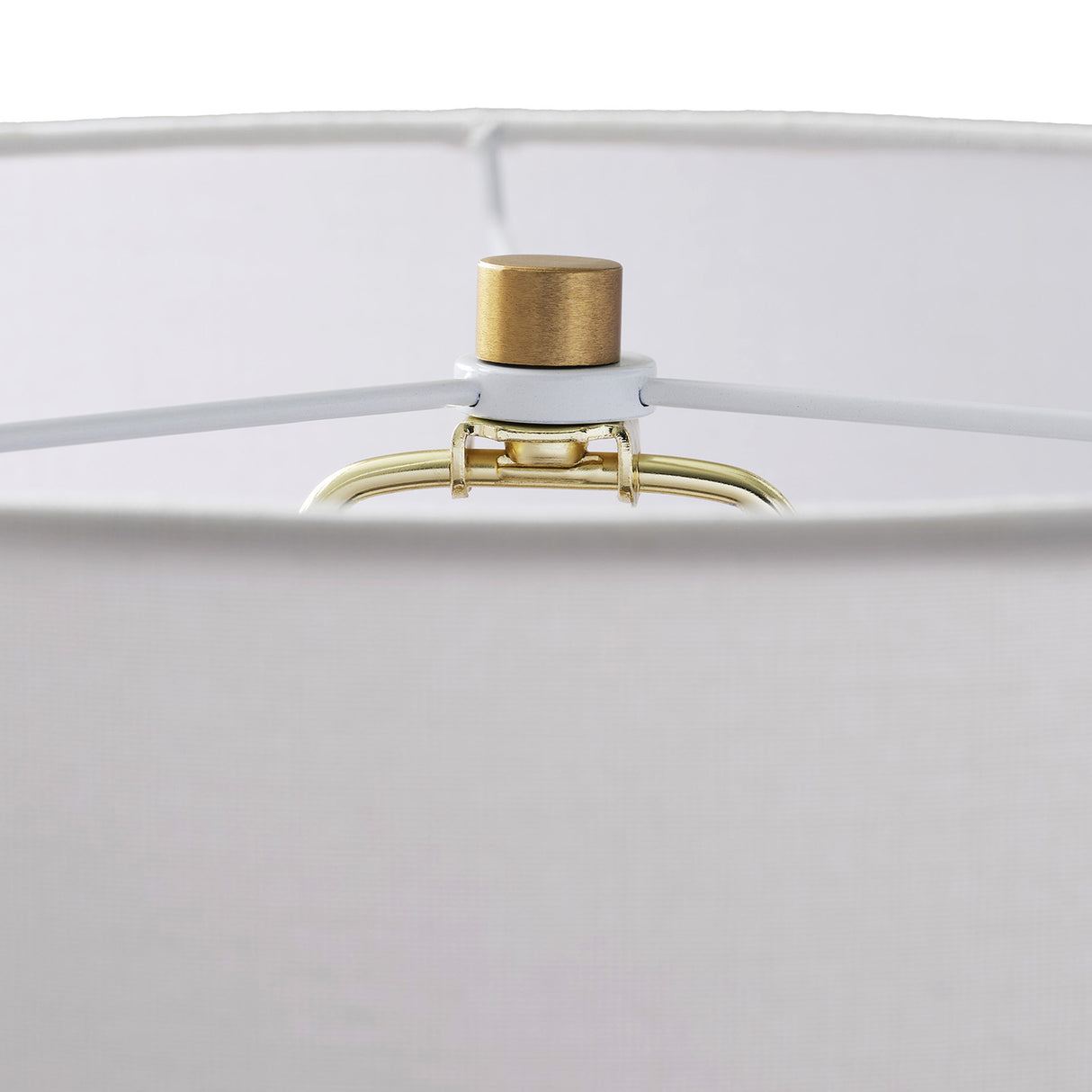 Truett Table Lamp 27", Glossy White