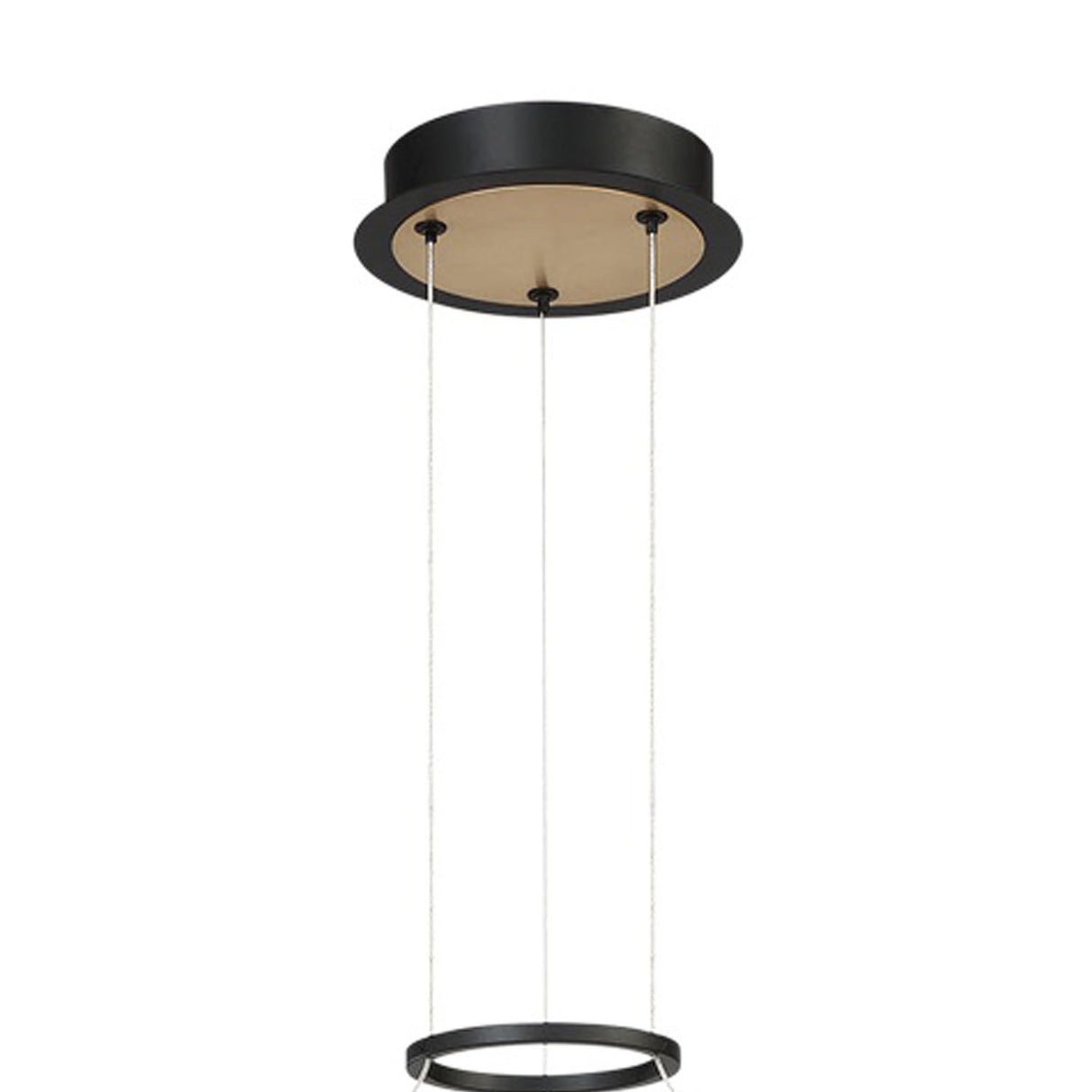 Roscoe 12 Light LED Chandelier 32", Black and Brass