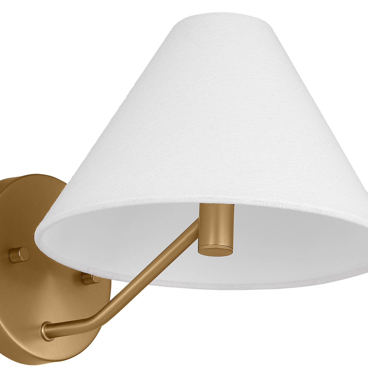 Wallace Wall Sconce 8", Satin Brass