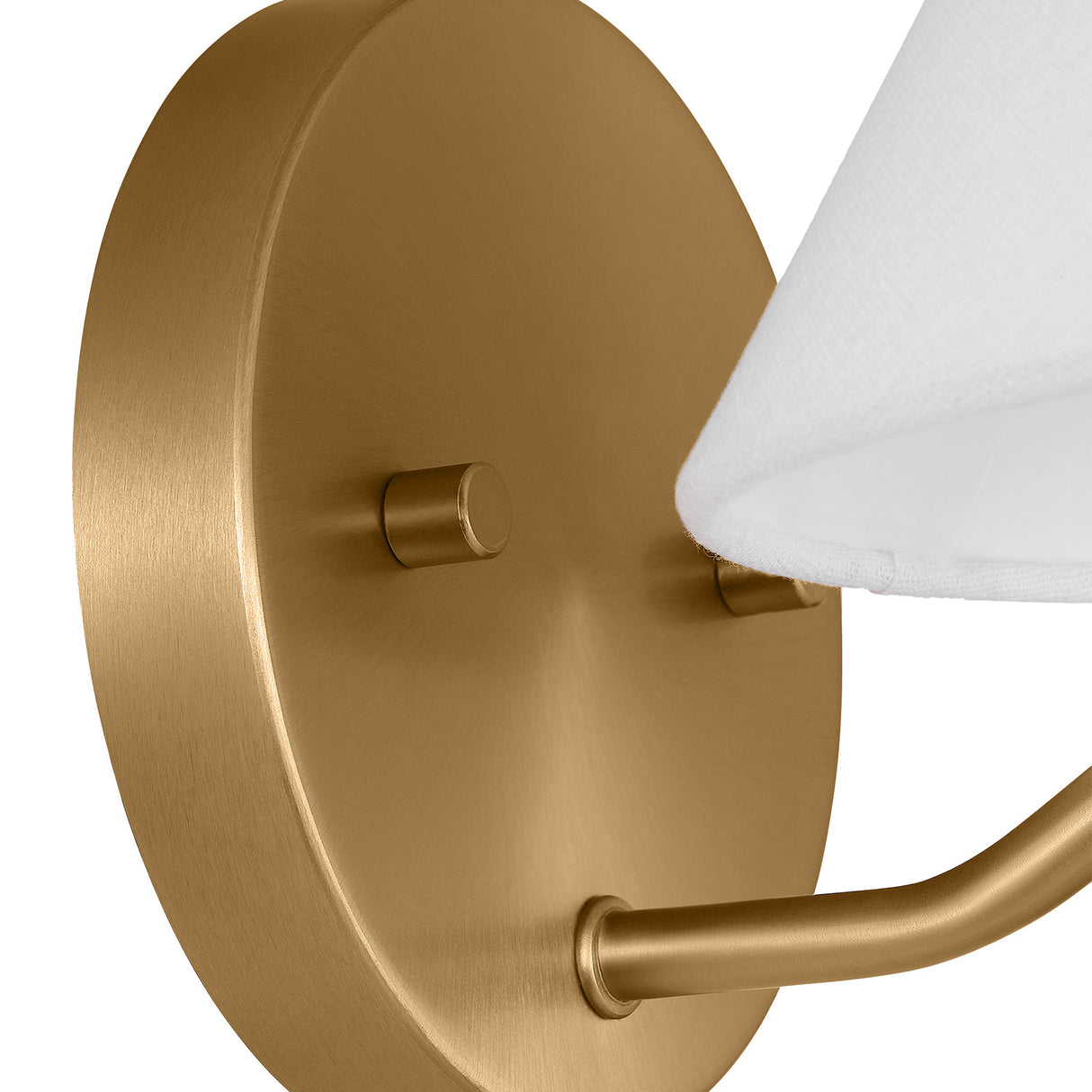 Wallace Wall Sconce 8", Satin Brass
