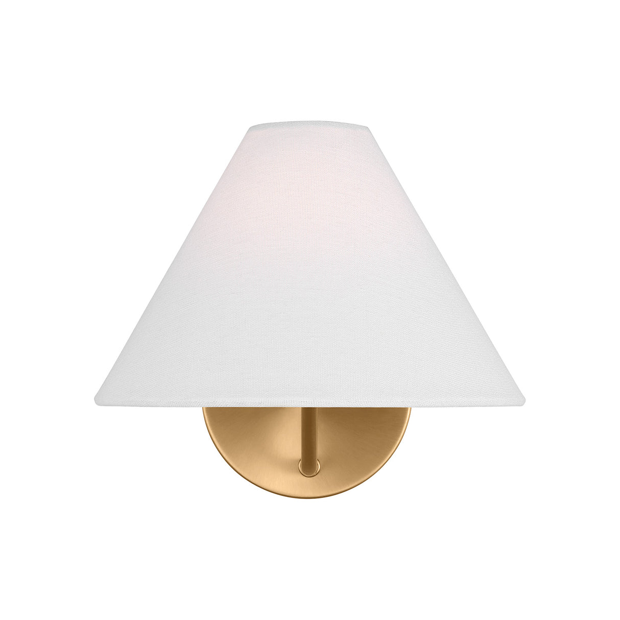 Wallace Wall Sconce 8", Satin Brass