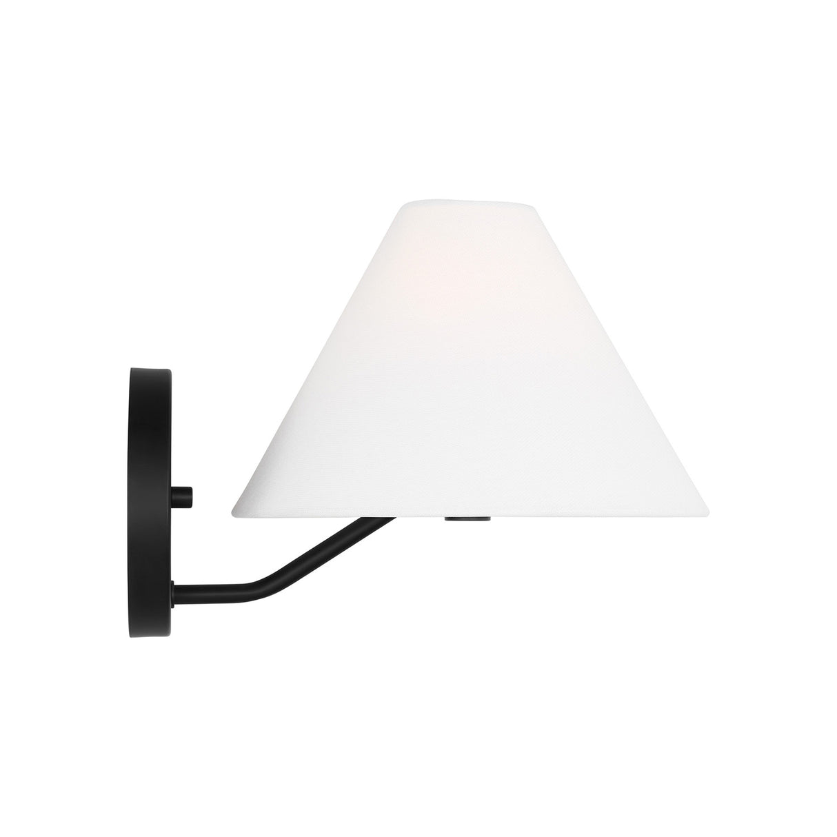 Wallace Wall Sconce 8", Matte Black