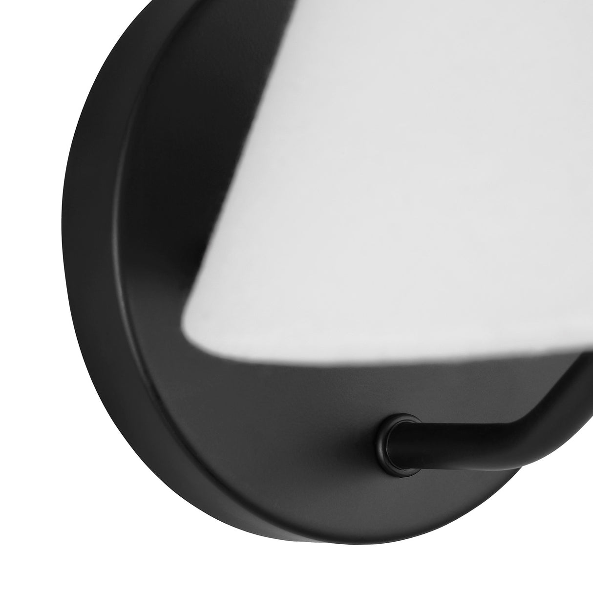 Wallace Wall Sconce 8", Matte Black