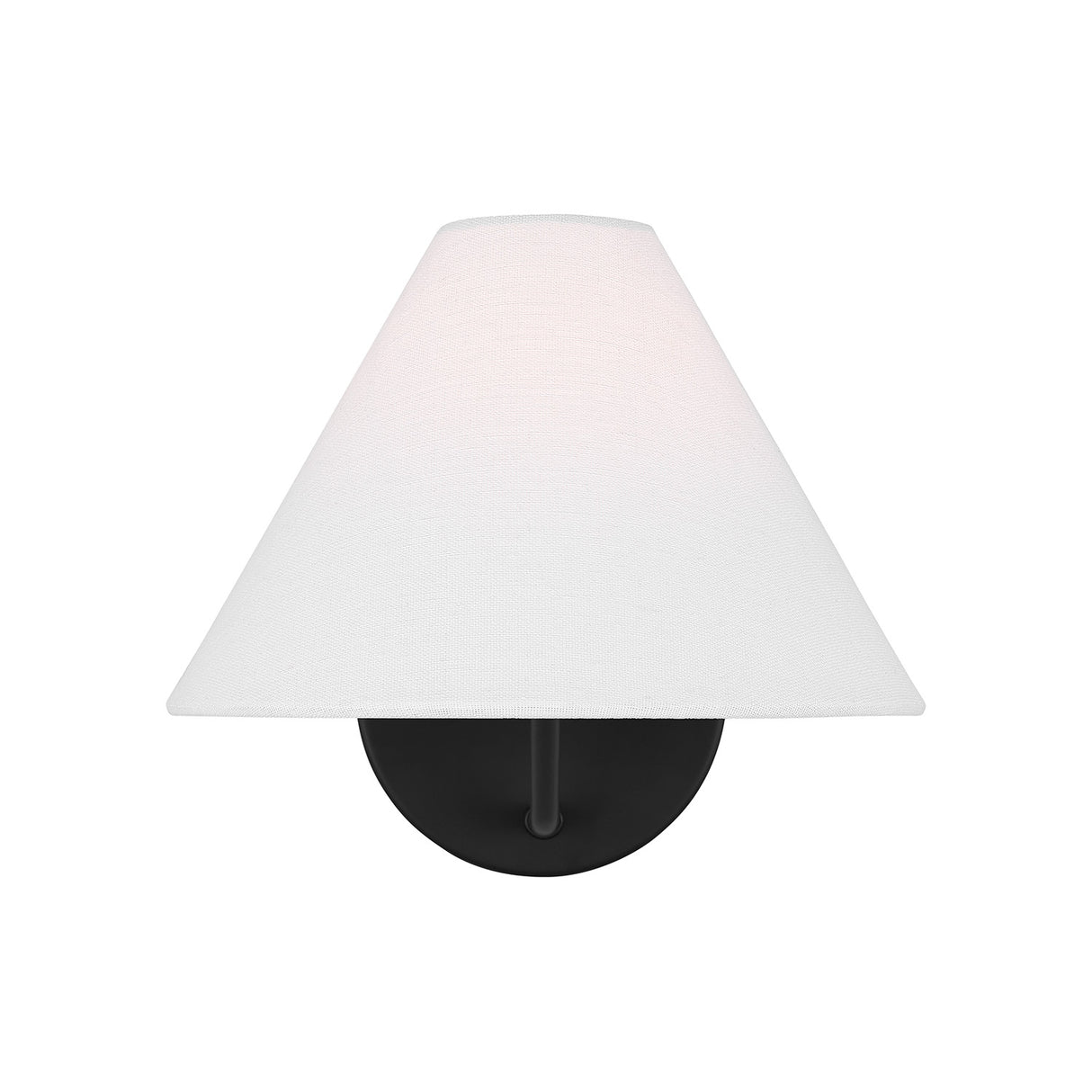 Wallace Wall Sconce 8", Matte Black