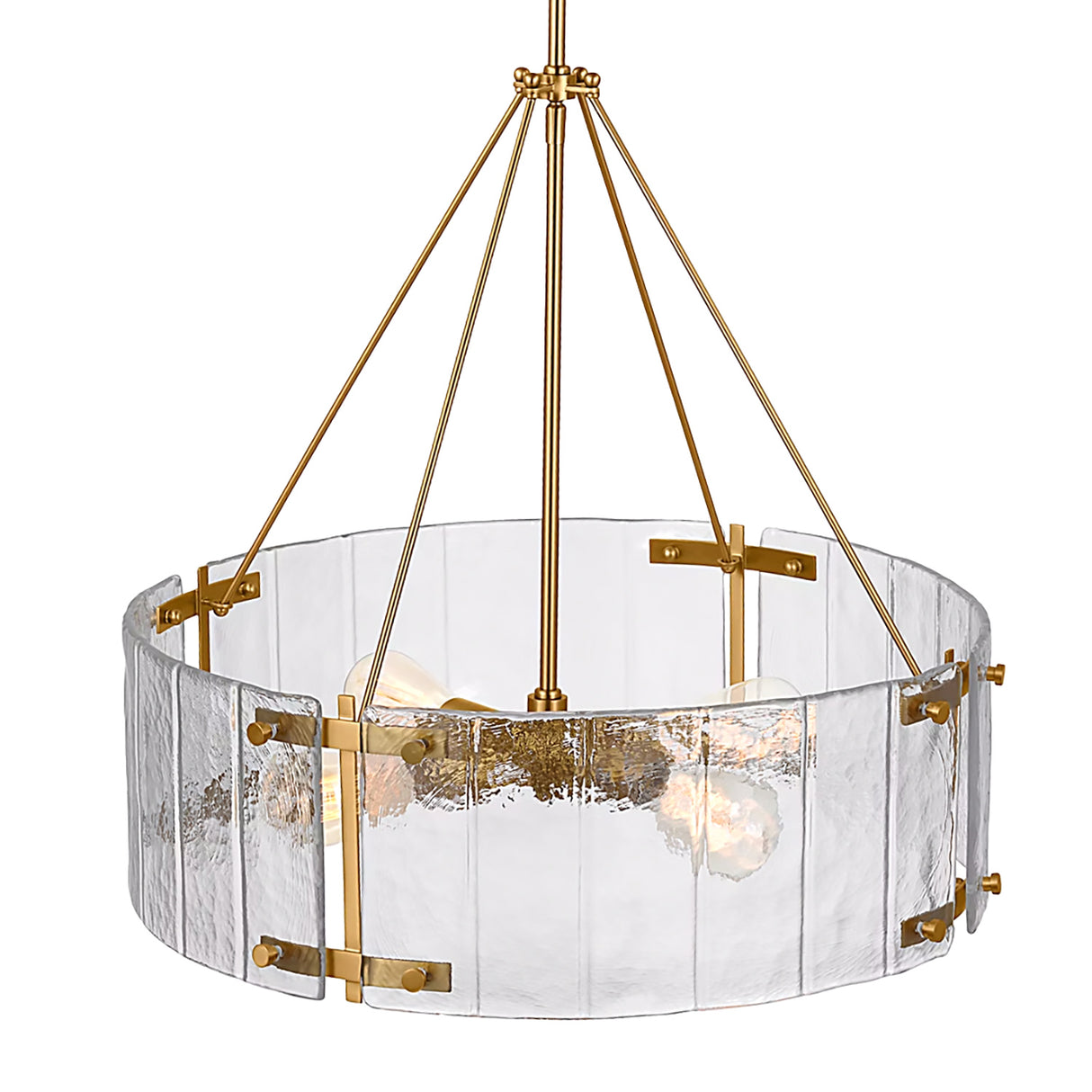 Winslow Chandelier 24", Modern Brass