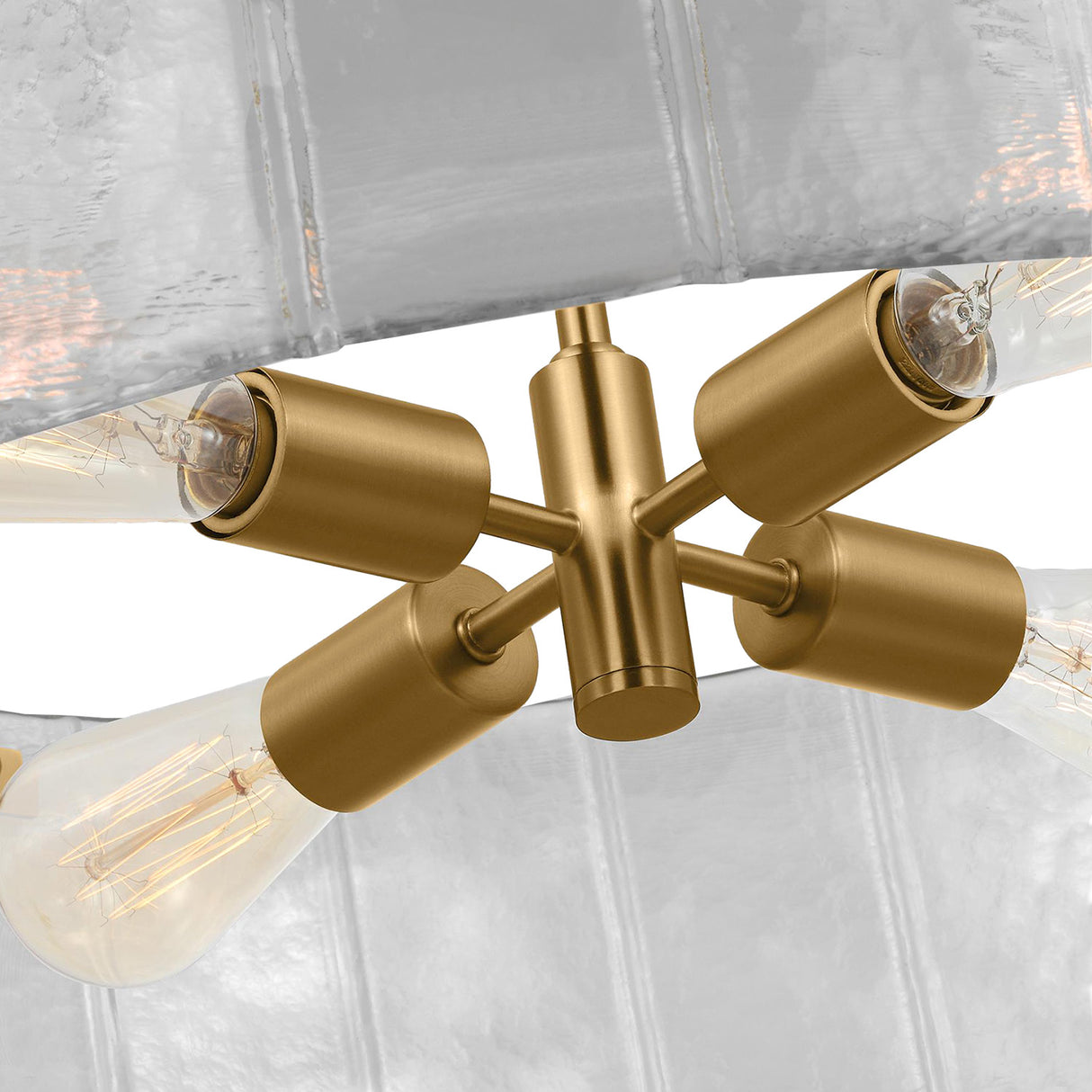 Winslow Chandelier 24", Modern Brass