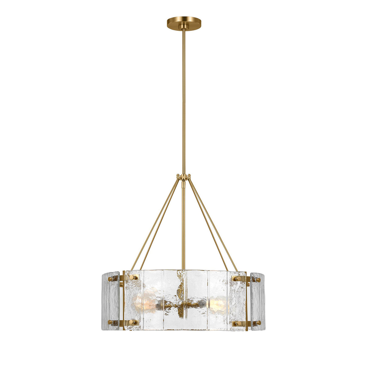 Winslow Chandelier 24", Modern Brass