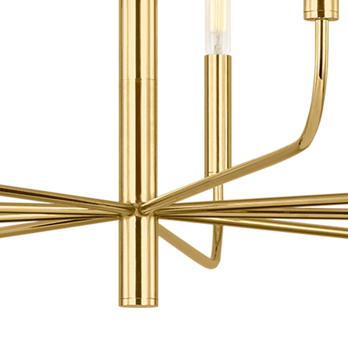 Thayer 9 Light Chandelier 48", Modern Brass