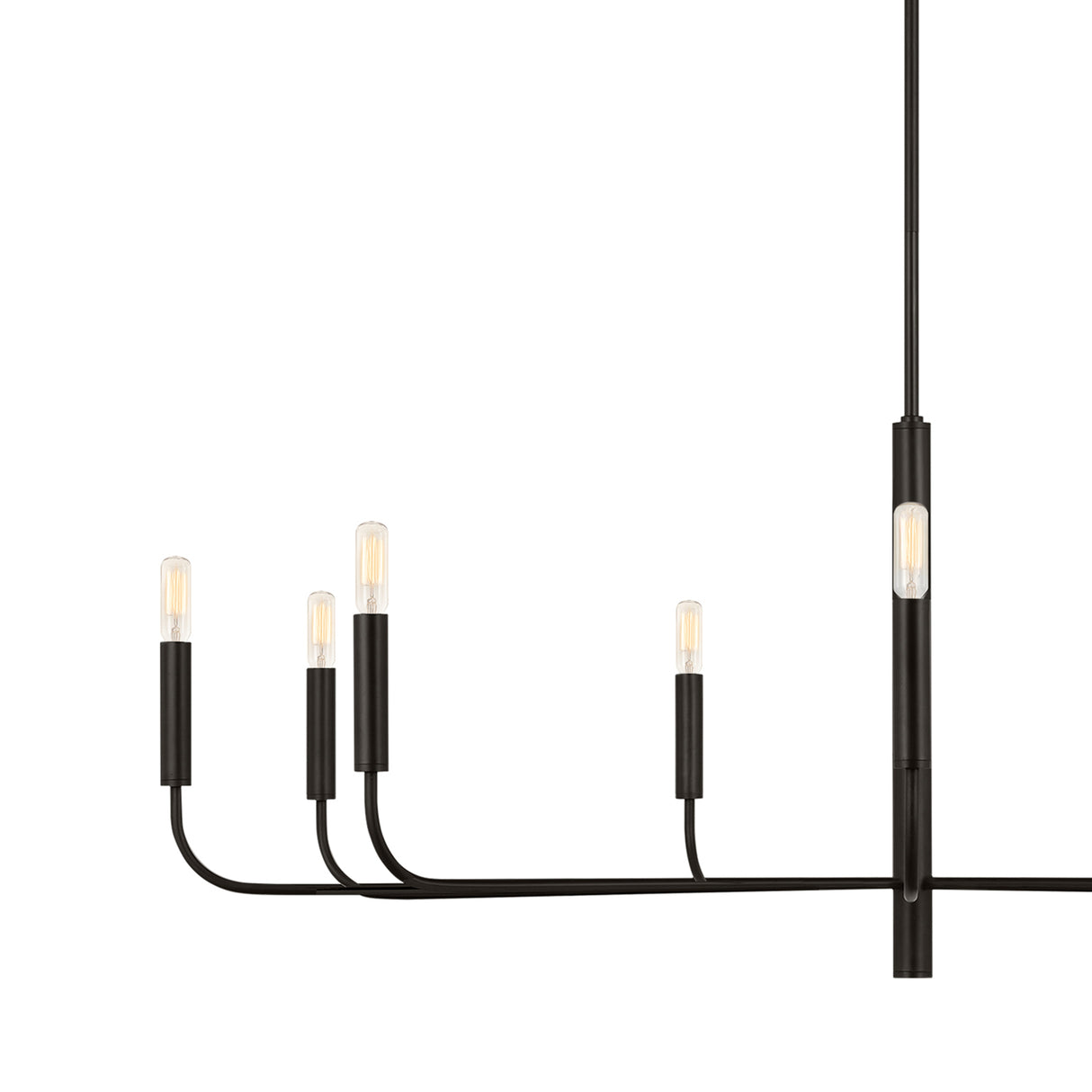 Thayer 9 Light Chandelier 48", Antique Iron