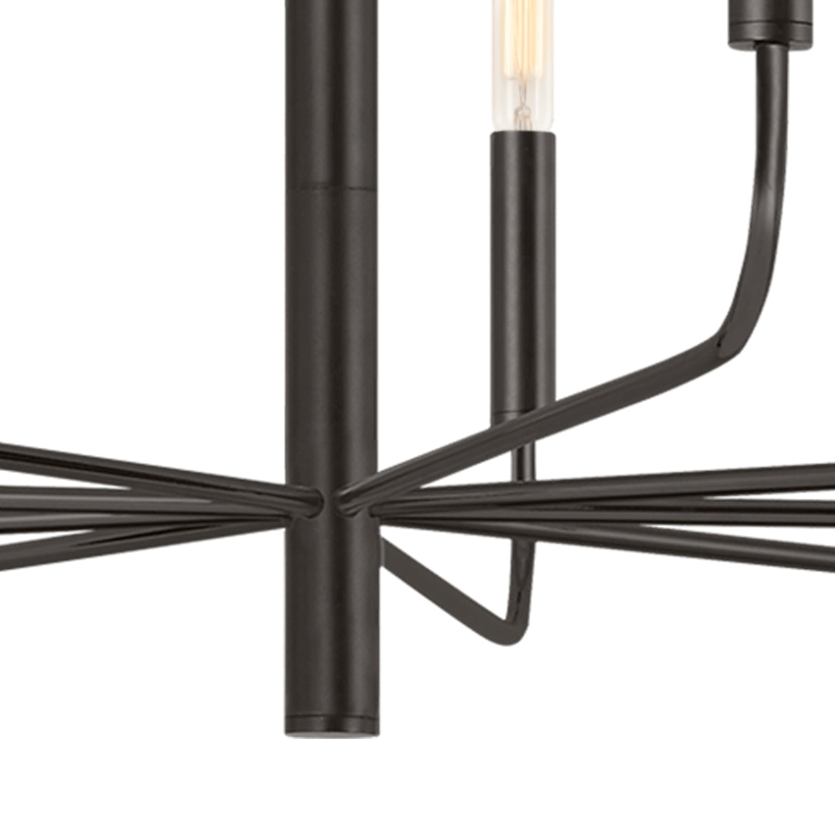 Thayer 9 Light Chandelier 48", Antique Iron