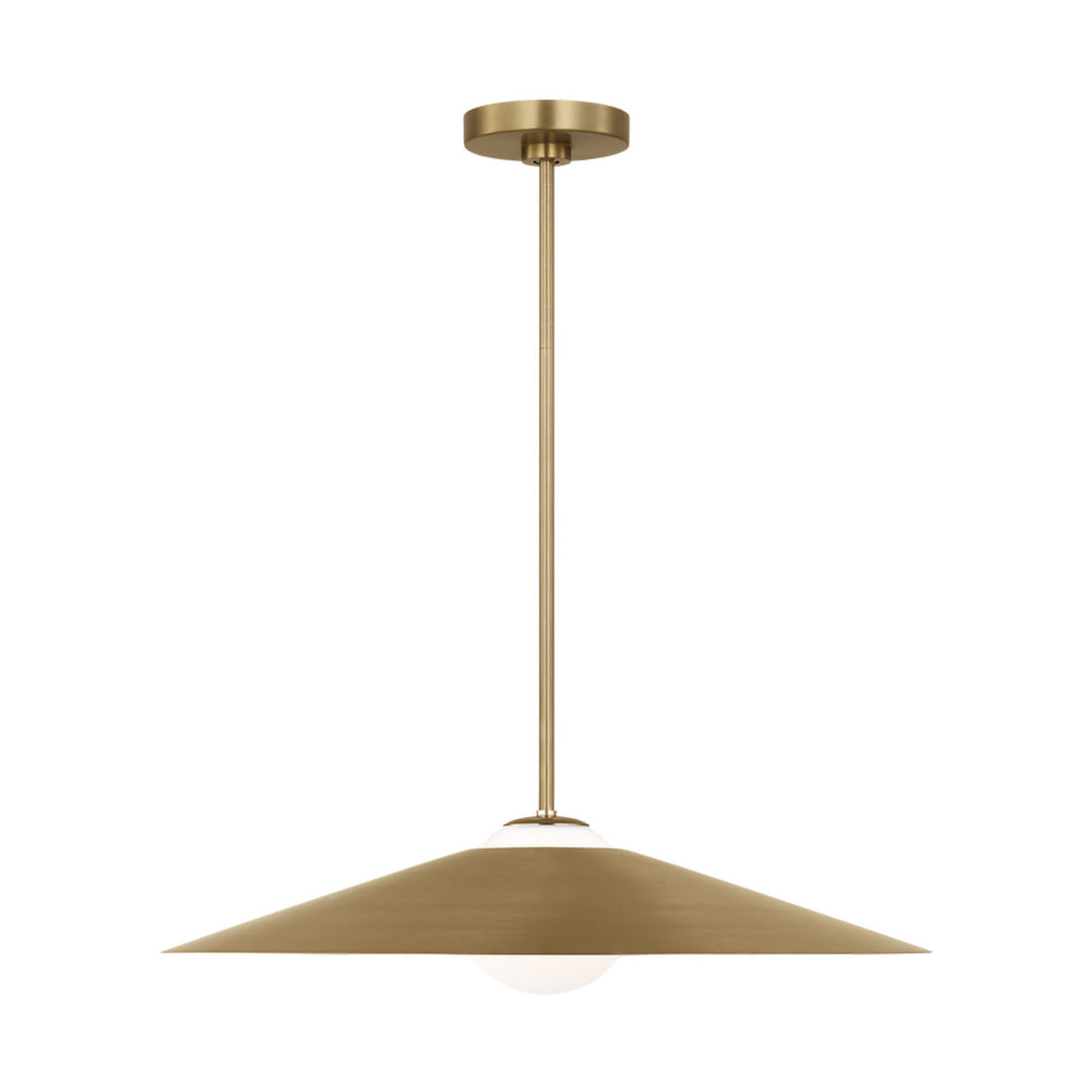 Braxton Pendant 24", Satin Brass
