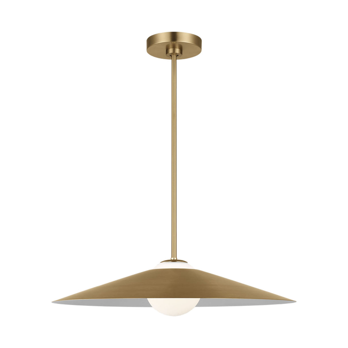 Braxton Pendant 24", Satin Brass
