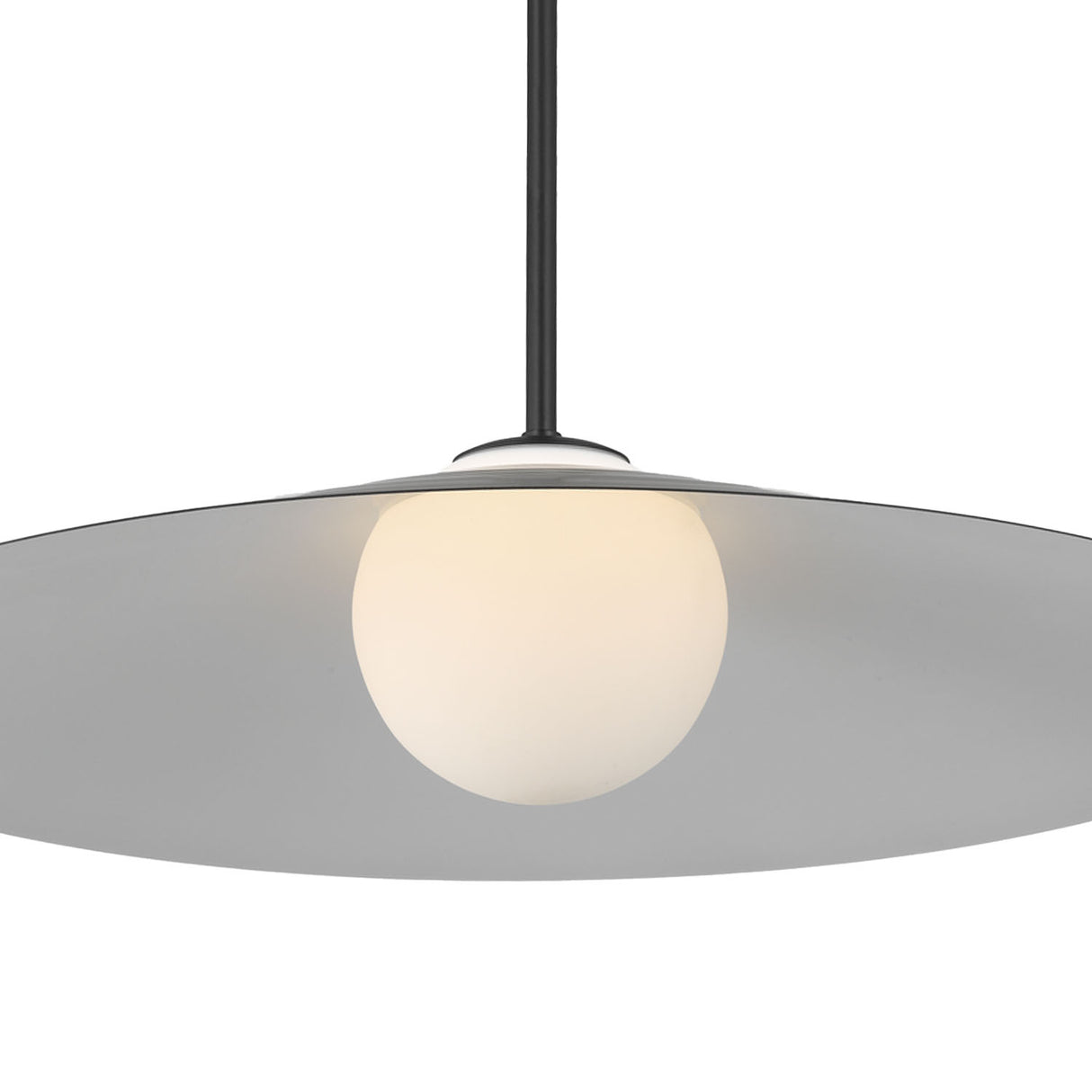 Braxton Pendant 24", Matte Black