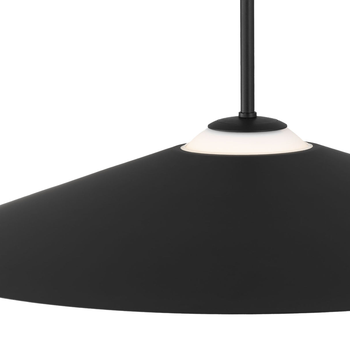 Braxton Pendant 24", Matte Black