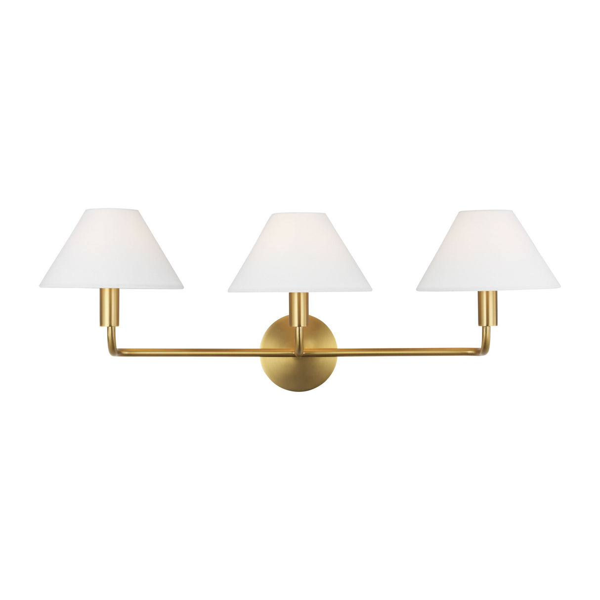 Altair 3 Light Vanity, Modern Brass