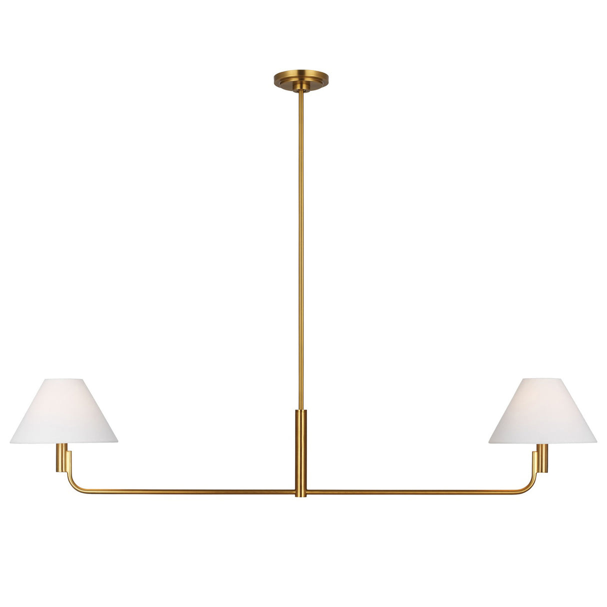 Altair Linear Pendant 54", Modern Brass