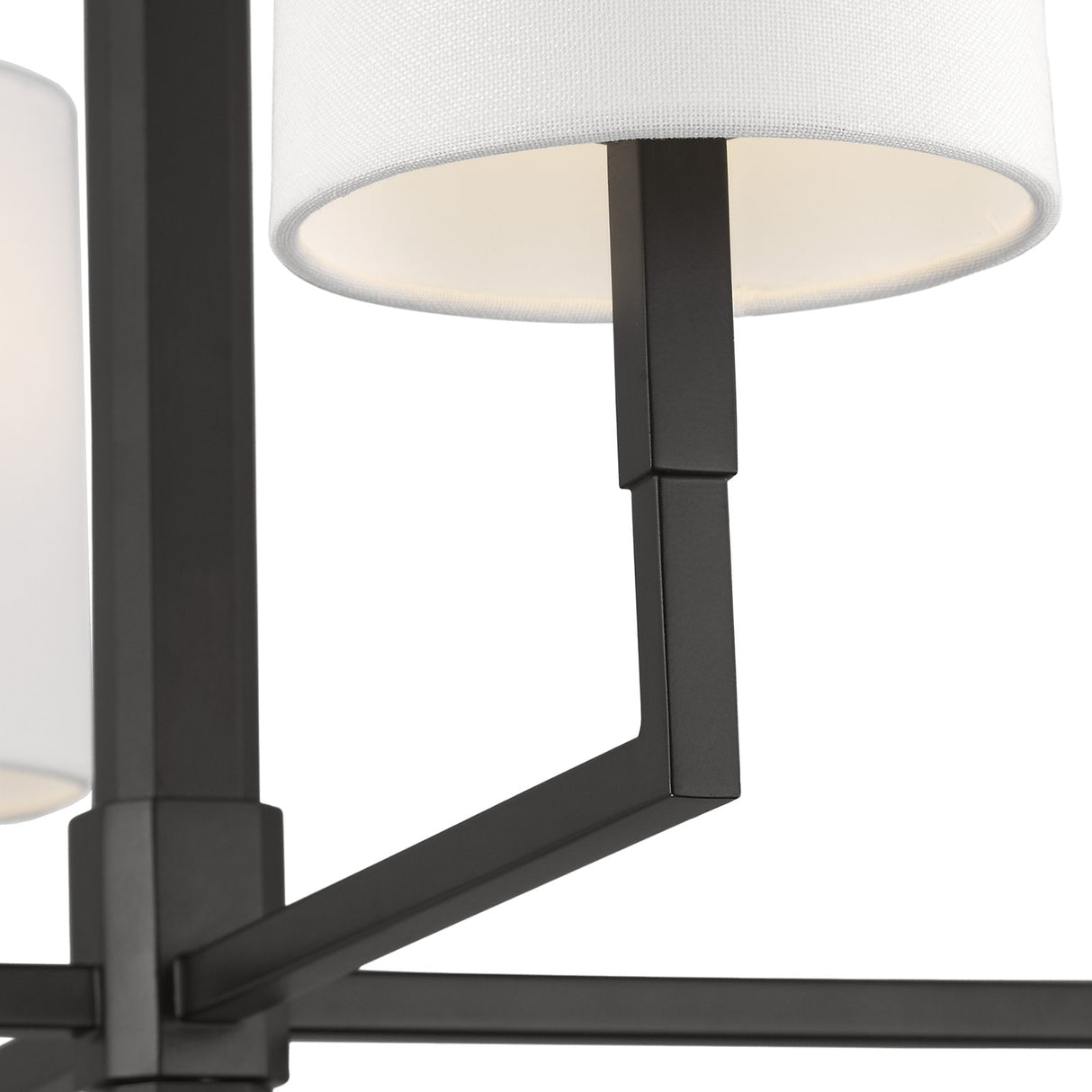 Andrew 4 Light Chandelier 27", Aged Iron