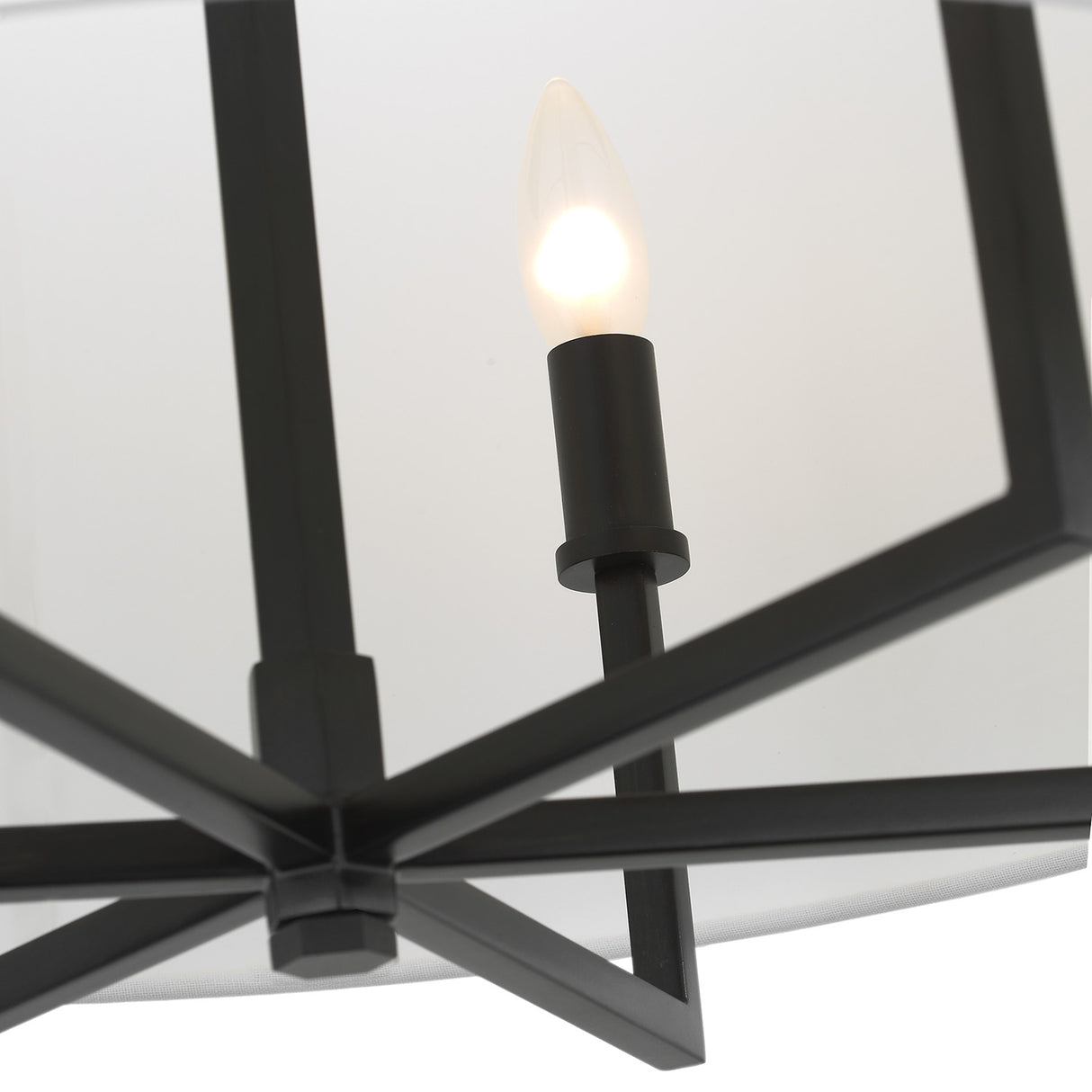 Andrew 6 Light Pendant 25", Aged Iron