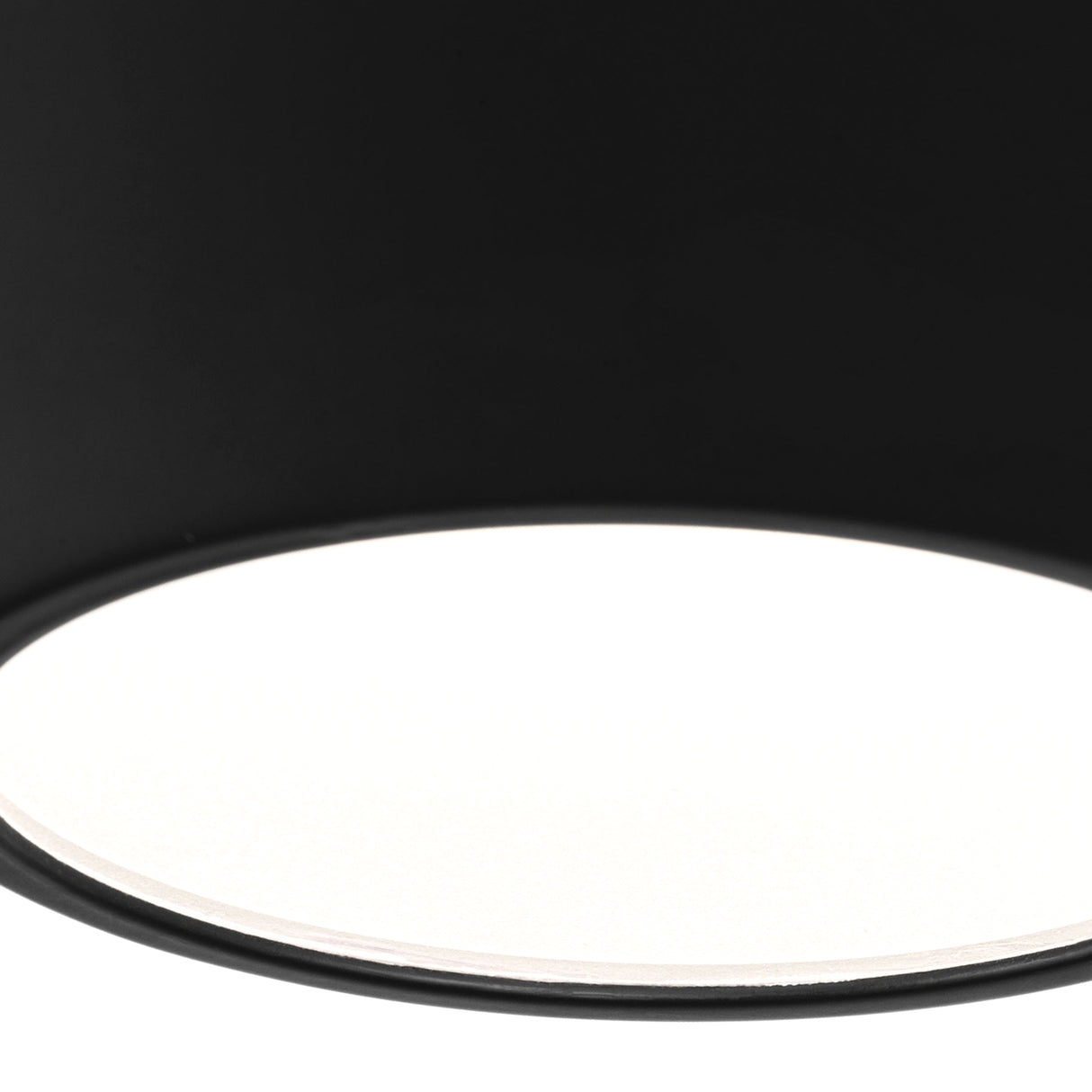 Belvin Medium LED Flush Mount 12", Matte Black
