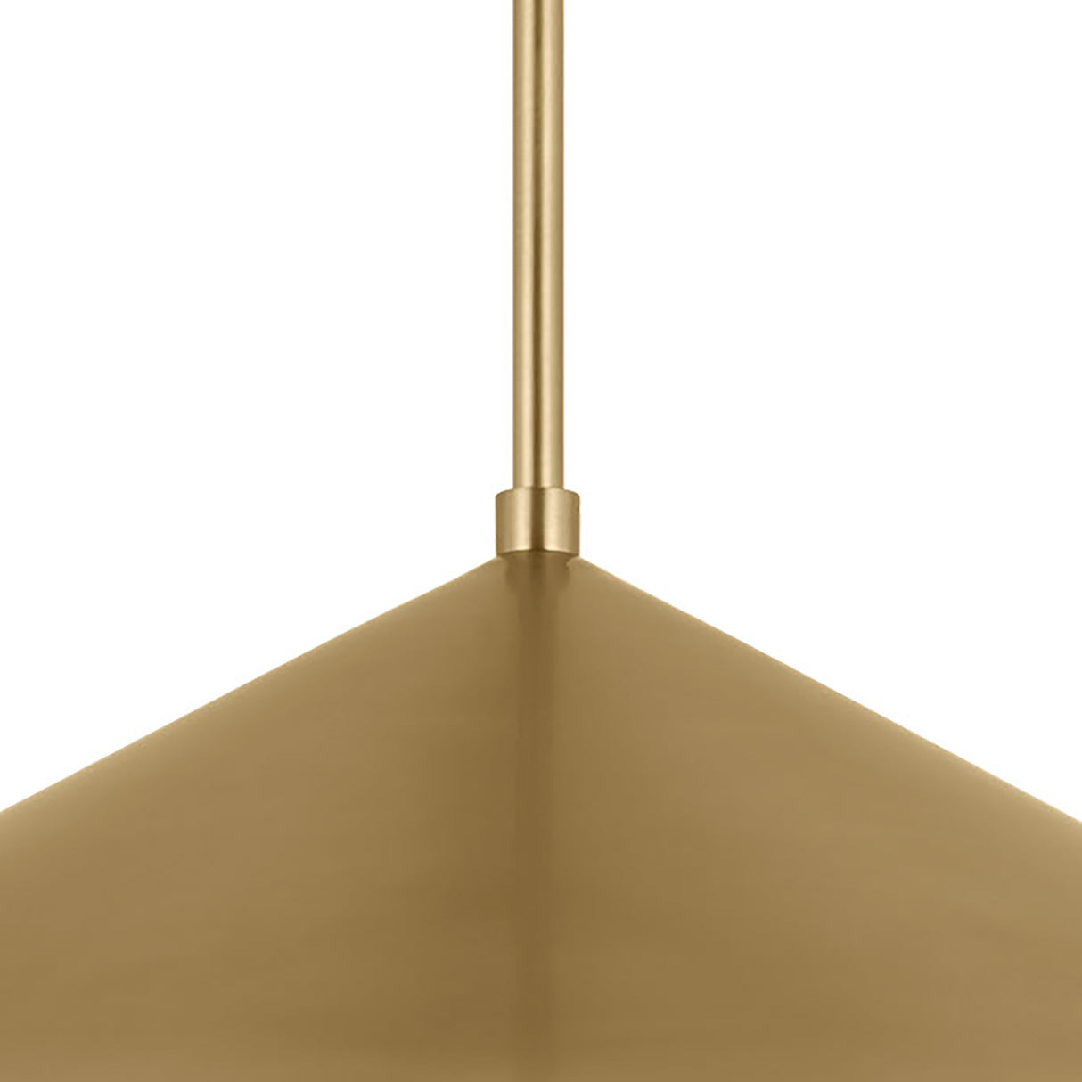 Belvin Large Pendant 24", Modern Brass