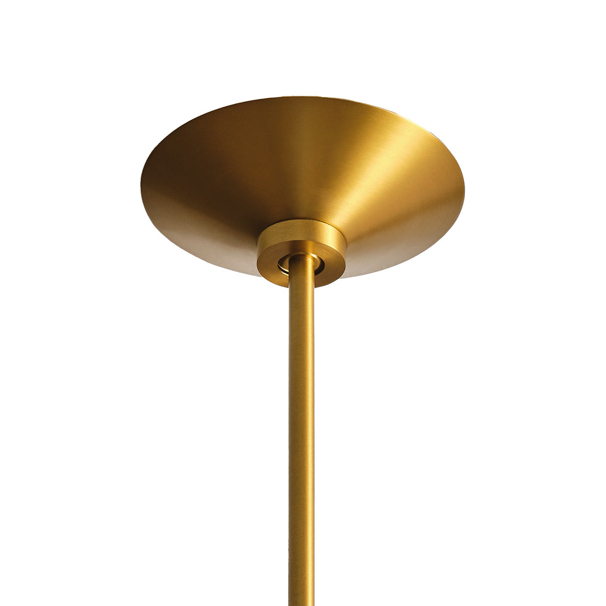 Belvin Large Pendant 24", Modern Brass