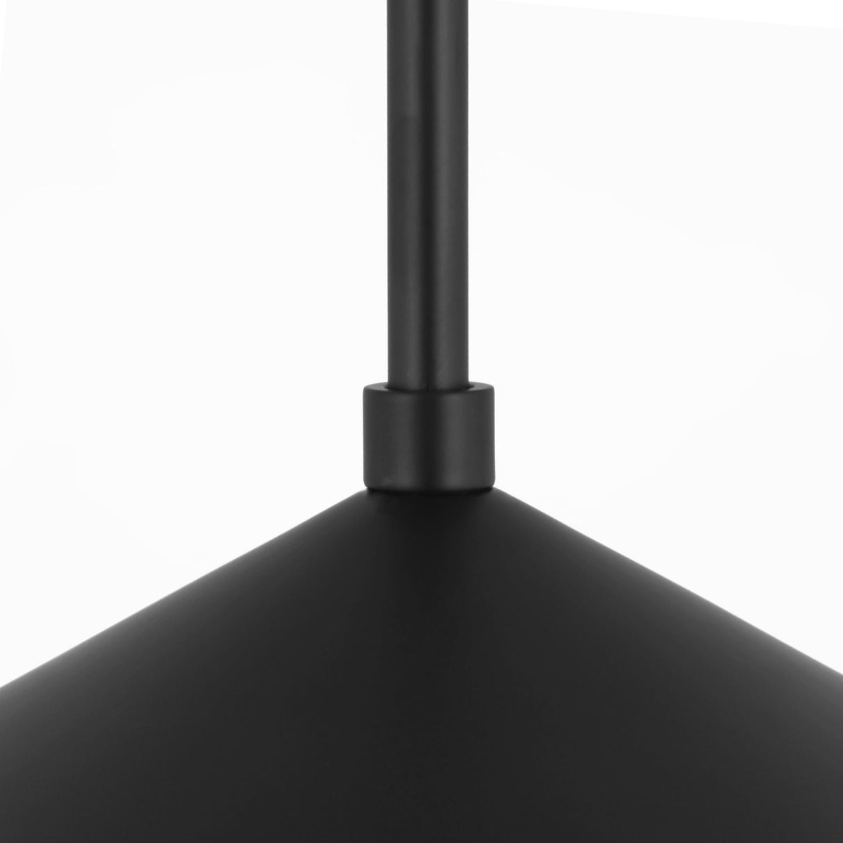 Belvin Large Pendant 24", Matte Black