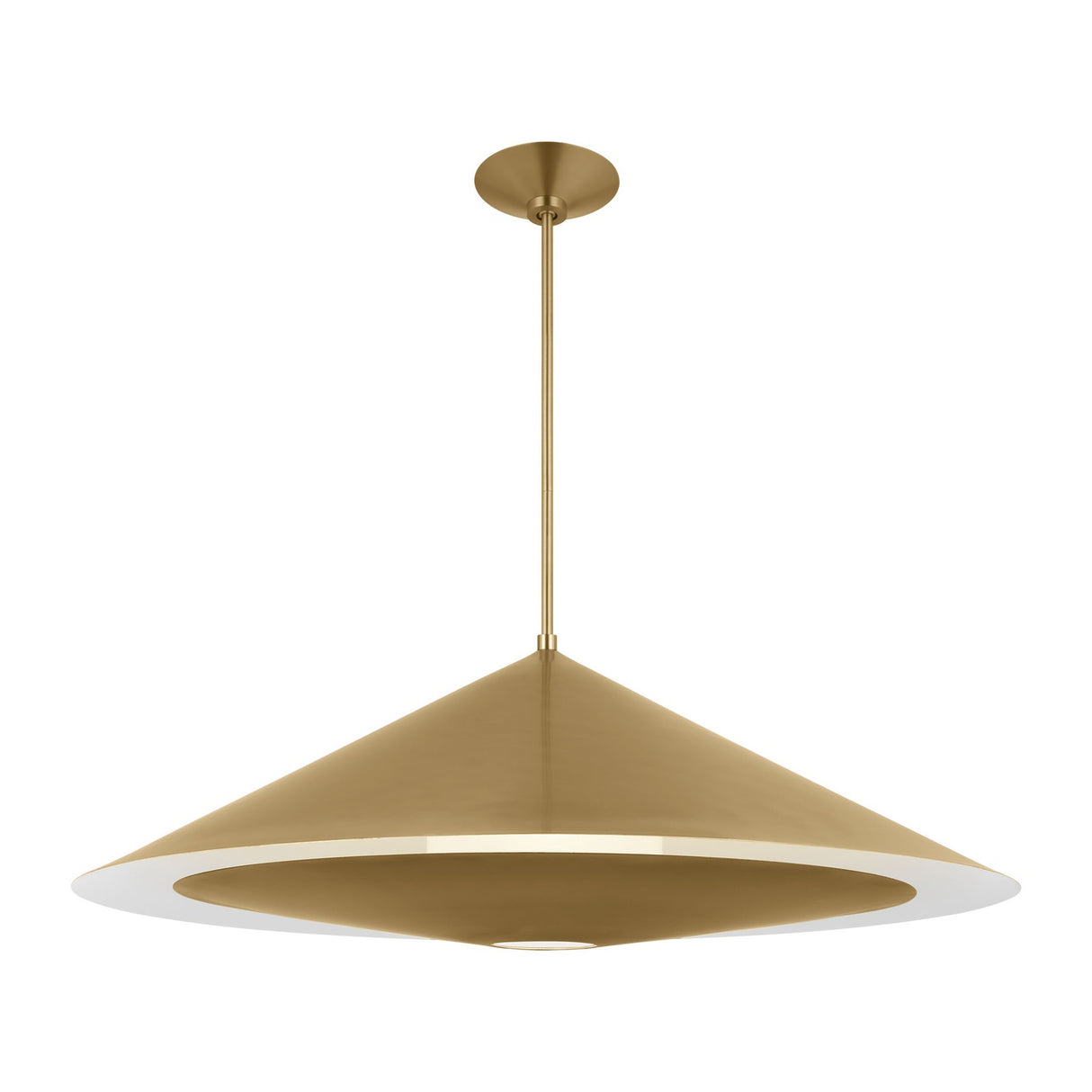 Belvin Extra Large Pendant 36", Modern Brass