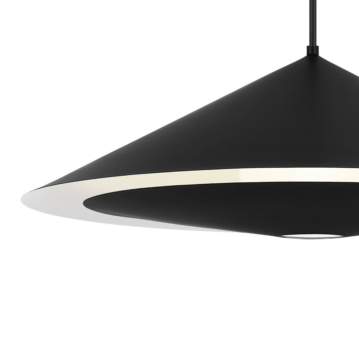 Belvin Extra Large Pendant 36", Matte Black