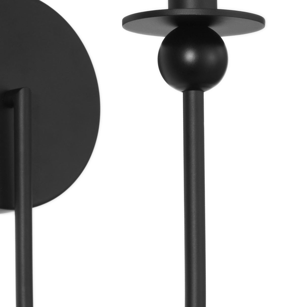 Anise Wall Sconce 15", Matte Black