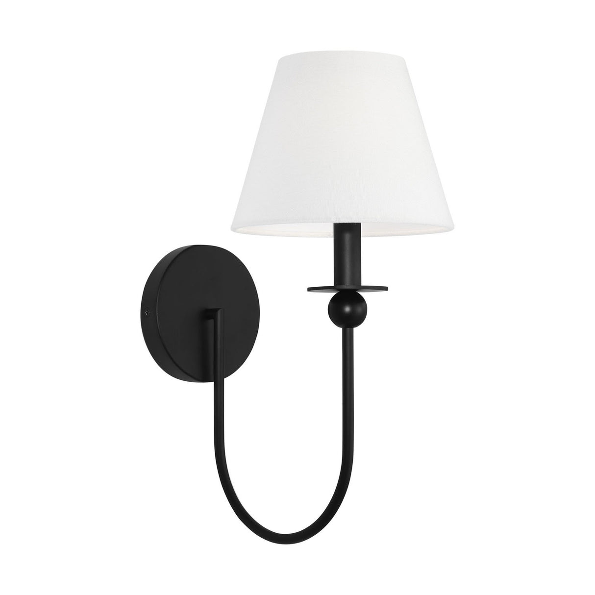 Anise Wall Sconce 15", Matte Black