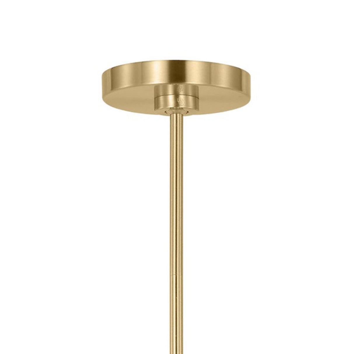 Anise 5 Light Chandelier 30", Satin Brass