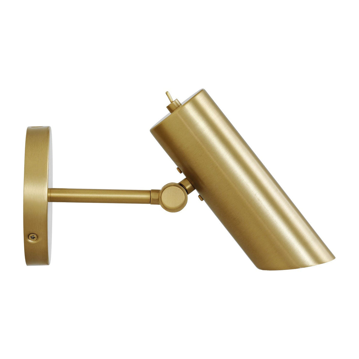 Nilo Pivot Wall Light 8", Satin Brass