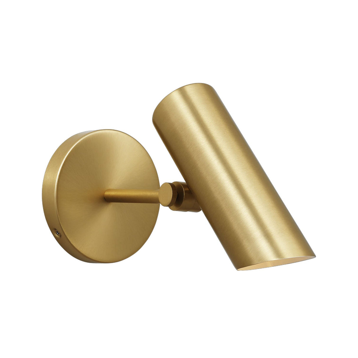 Nilo Pivot Wall Light 8", Satin Brass