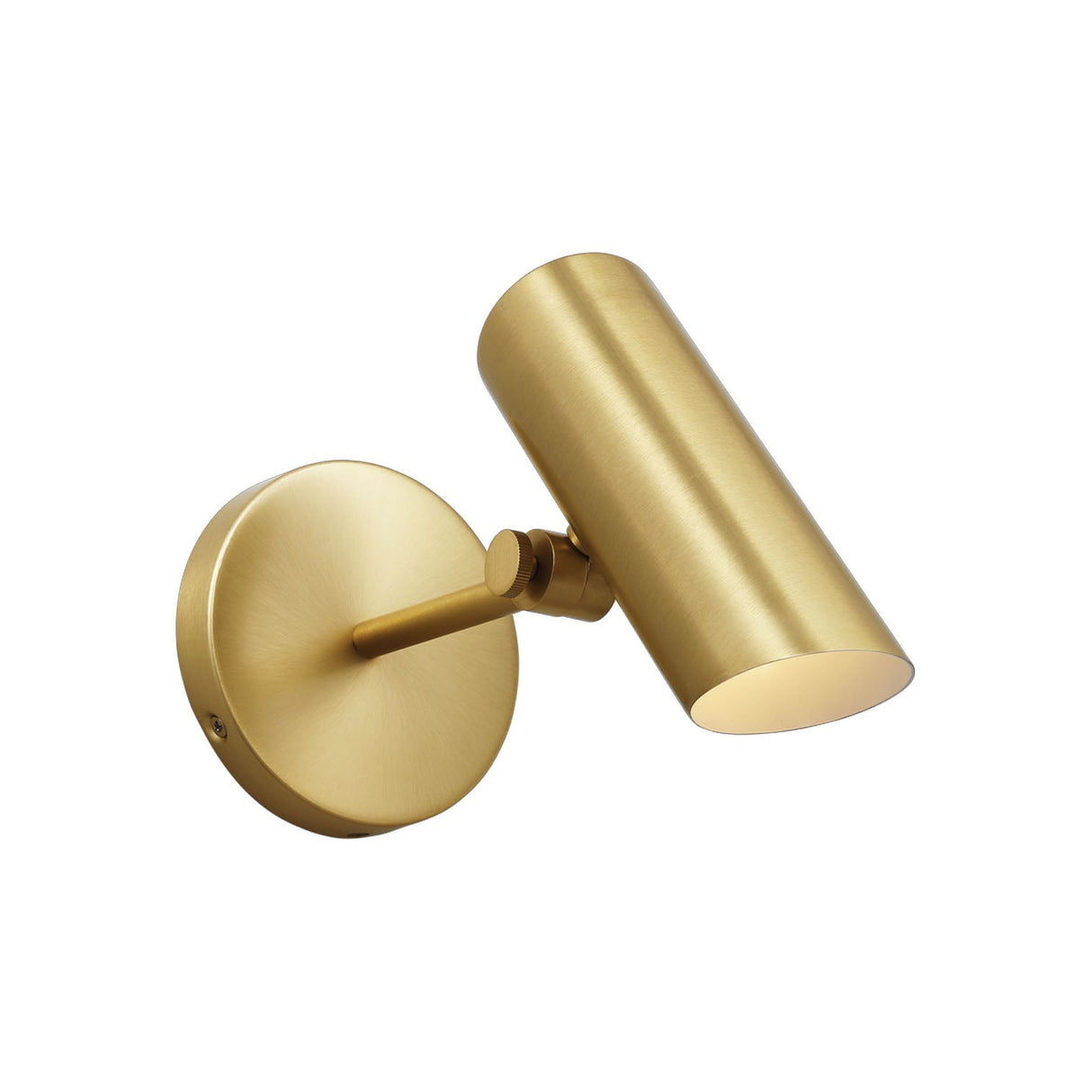 Nilo Pivot Wall Light 8", Satin Brass