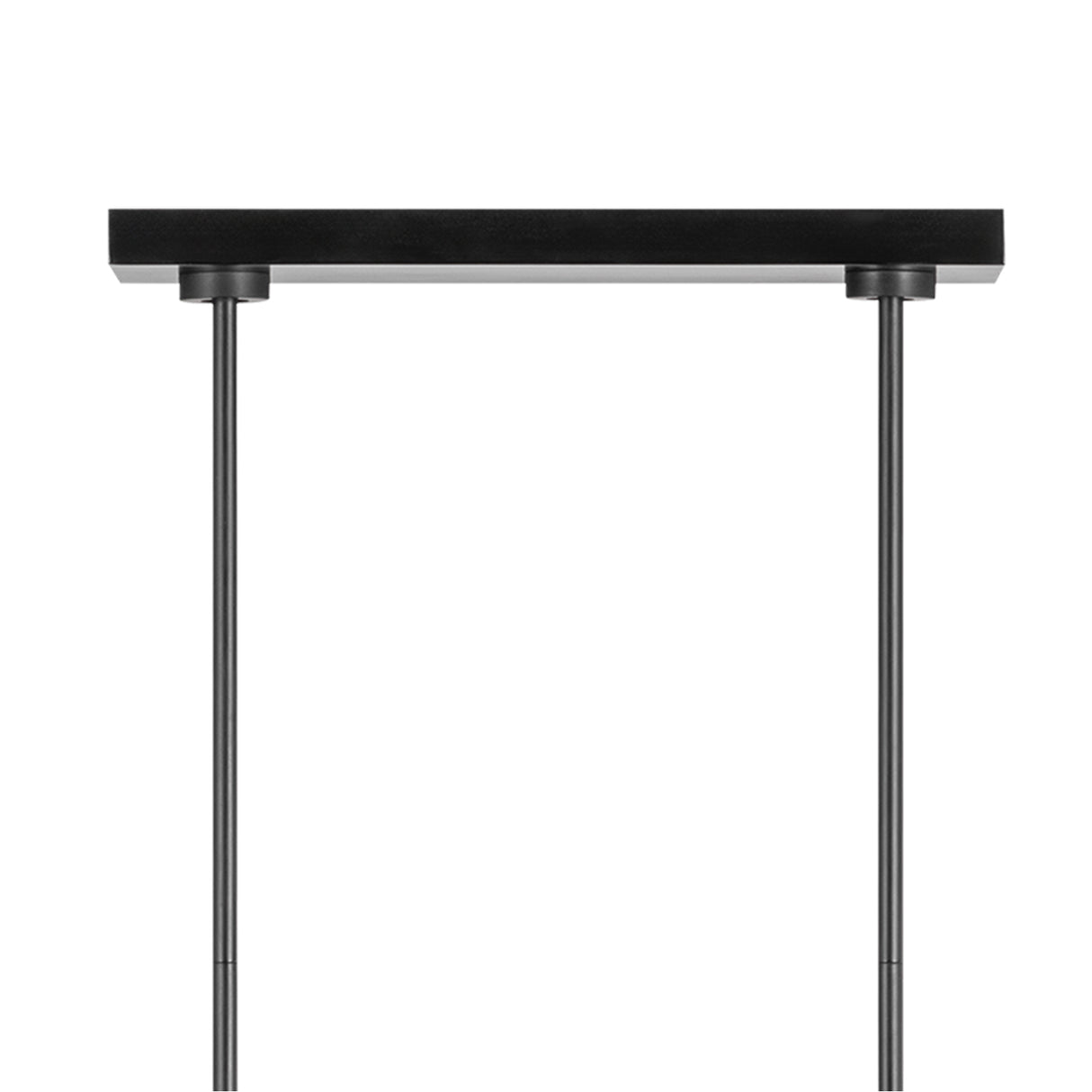 Veya 9 Light Linear Chandelier 49", Aged Iron and Milk Glass