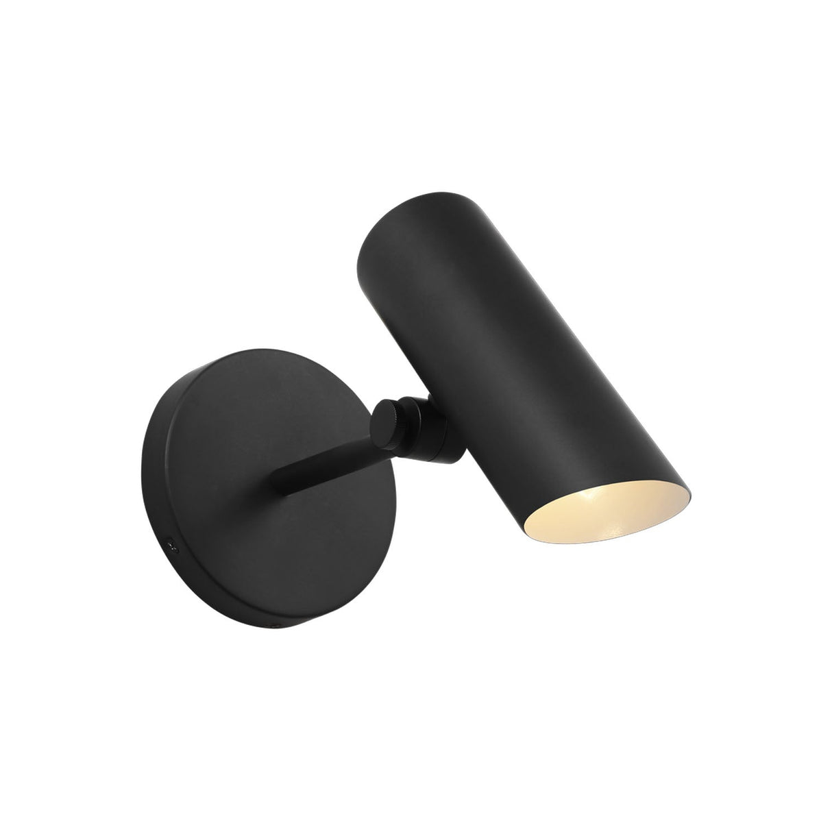 Nilo Pivot Wall Light 8", Matte Black