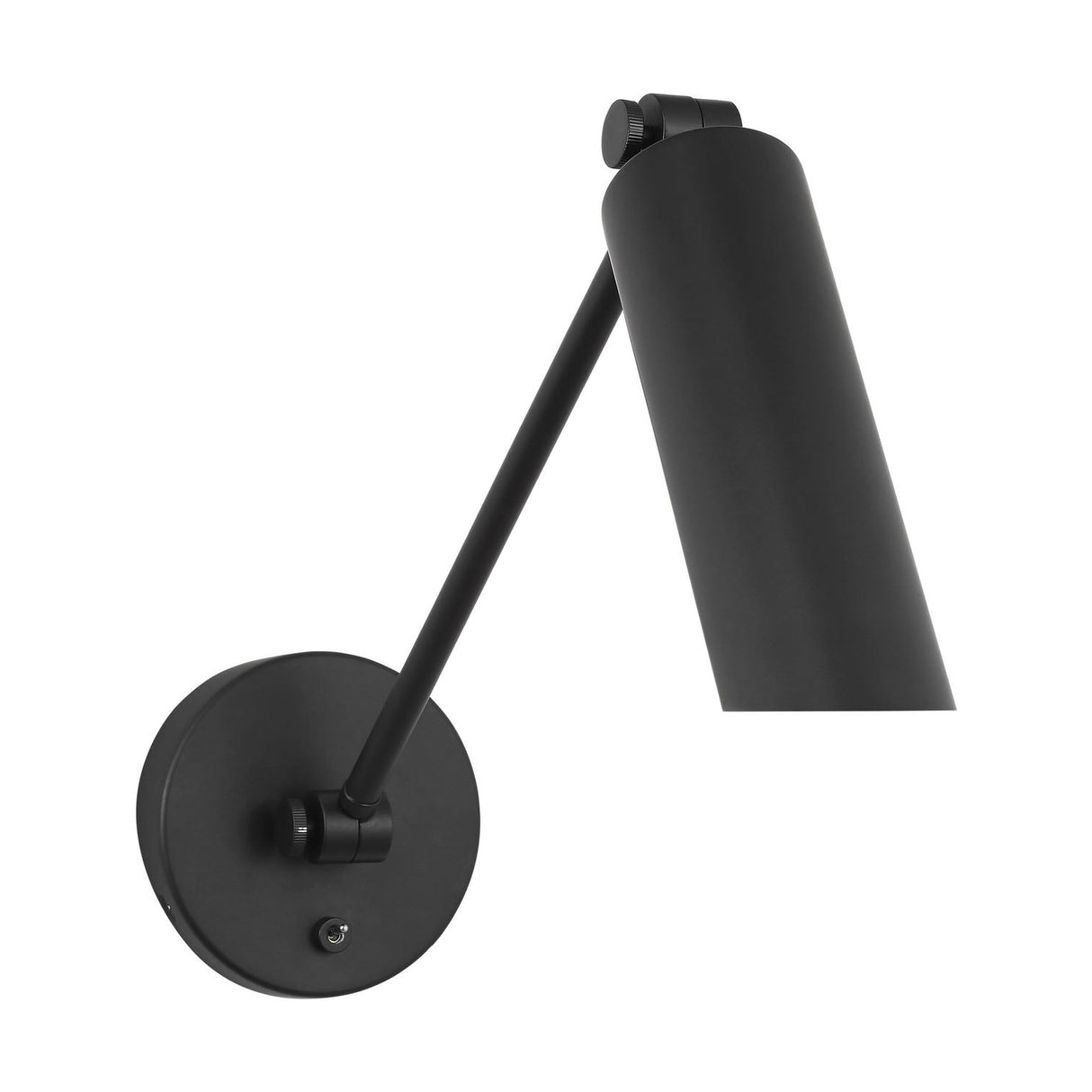 Nilo Adjustable One Arm Wall Light, Matte Black