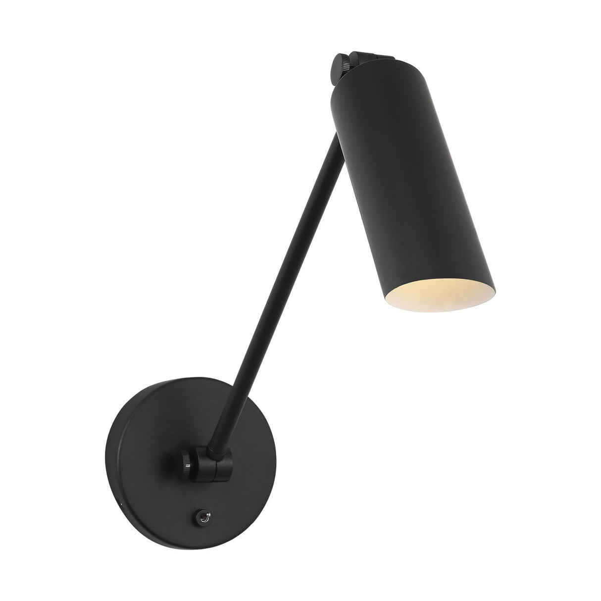 Nilo Adjustable One Arm Wall Light, Matte Black